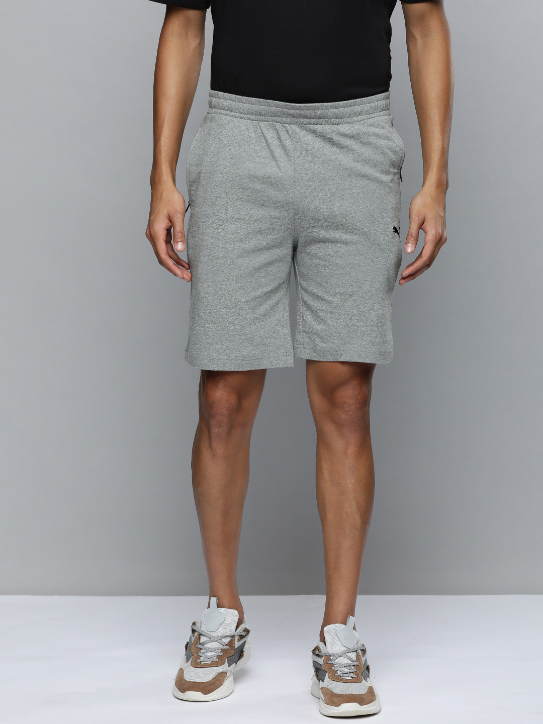 Puma Zippered Jersey Men Regular Fit Shorts