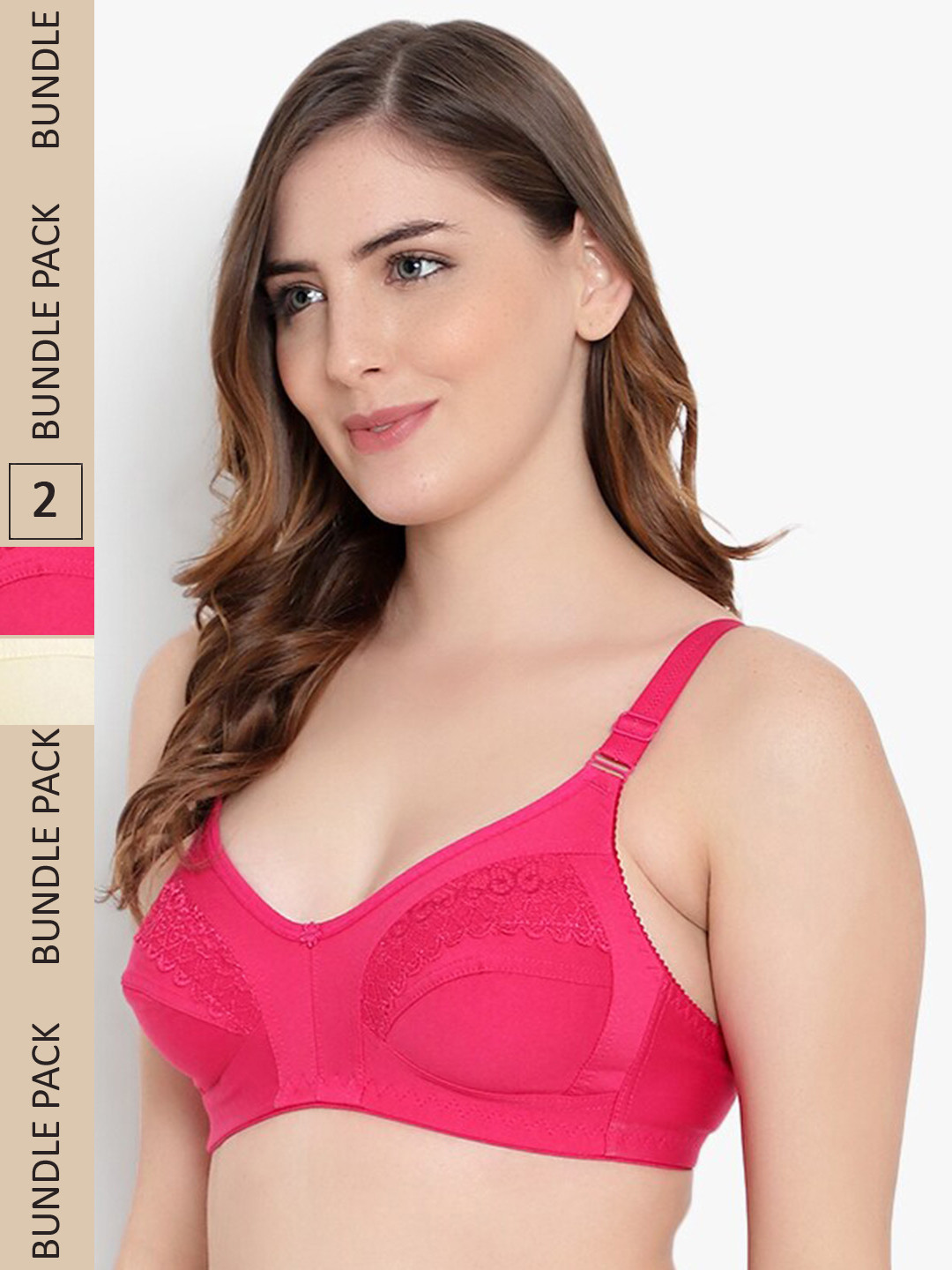 KYODO Pack of 2 All Day Comfort Full Coverage Bra