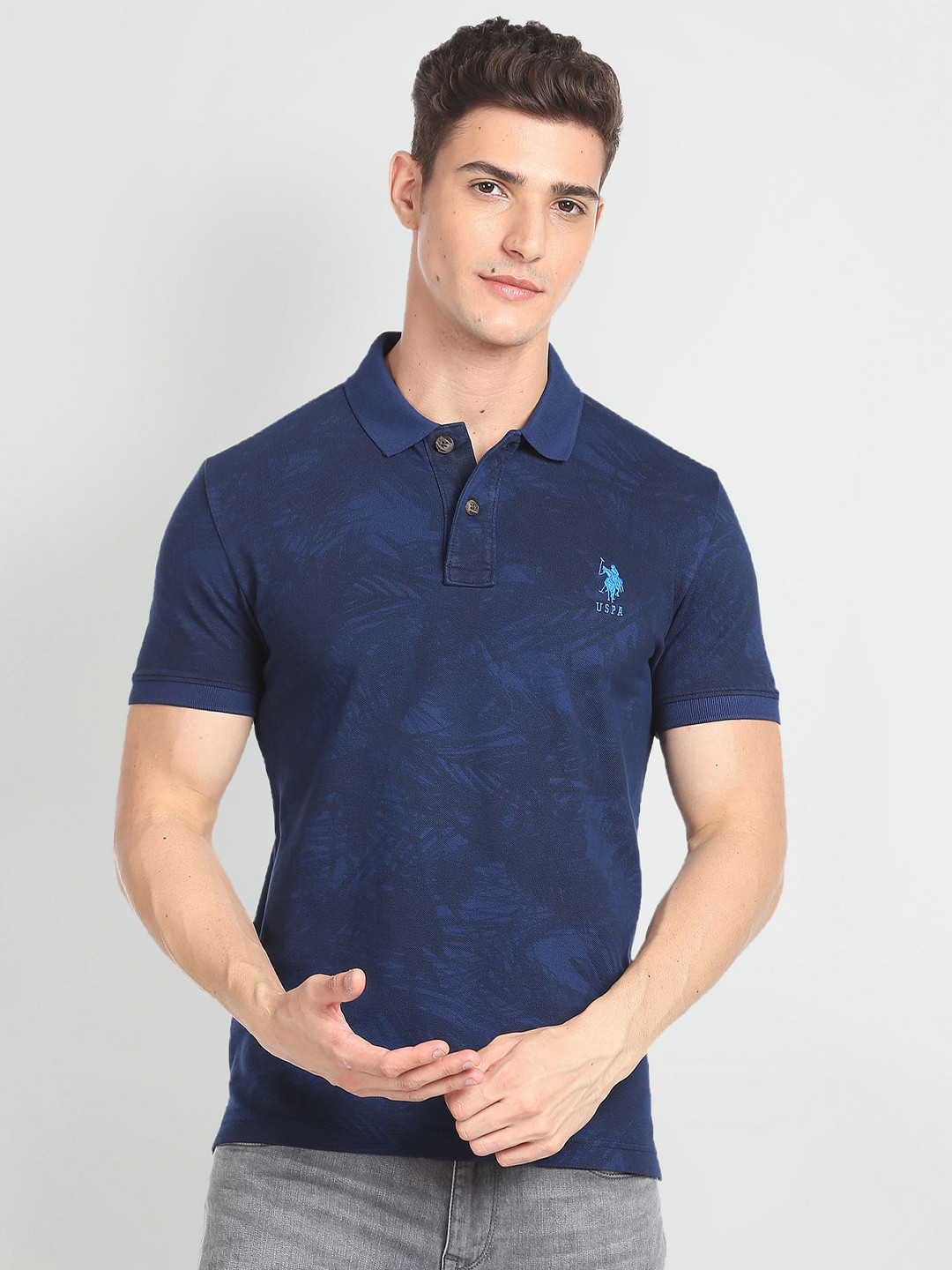 U.S. Polo Assn. Denim Co. Cotton Slim Fit Polo Shirt