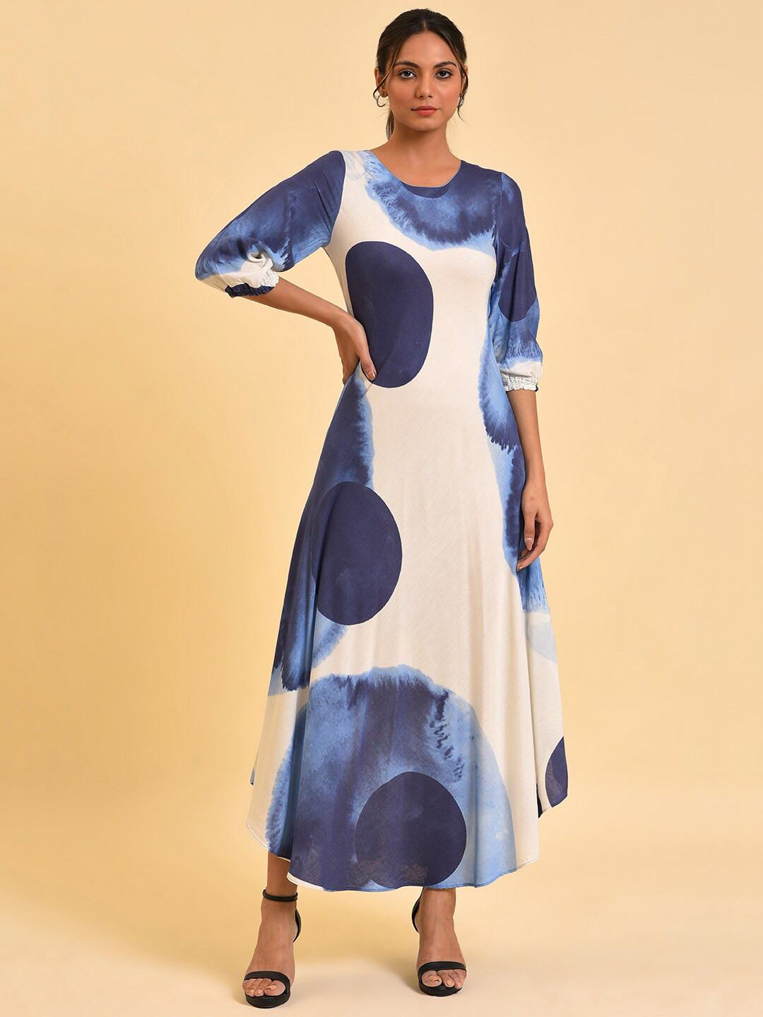 W White Dyed Maxi Dress
