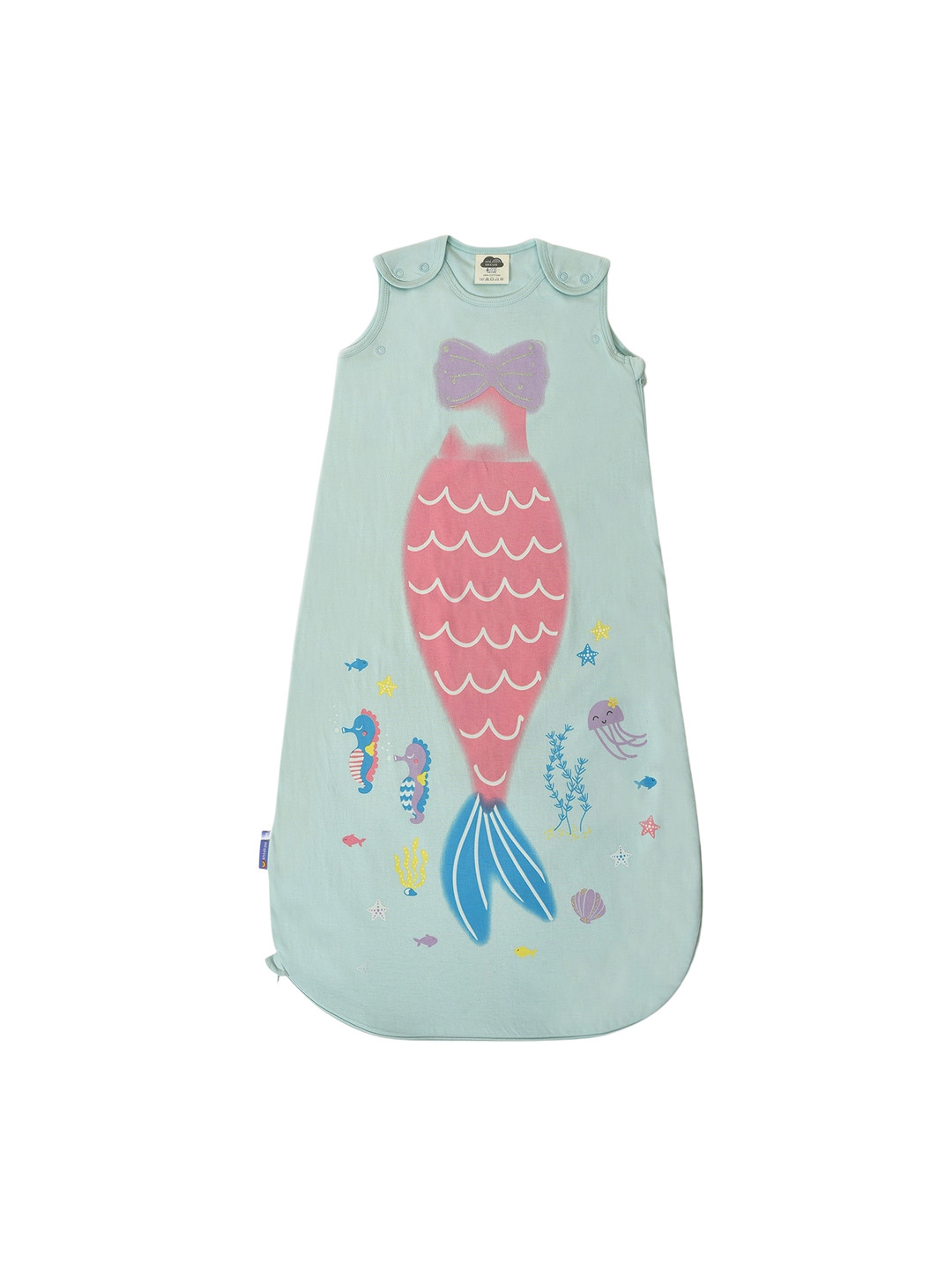 MiArcus Printed 100% Cotton Sleeping Bag for Baby's Comfortable Sleep - 6-18 M 88x48 cm