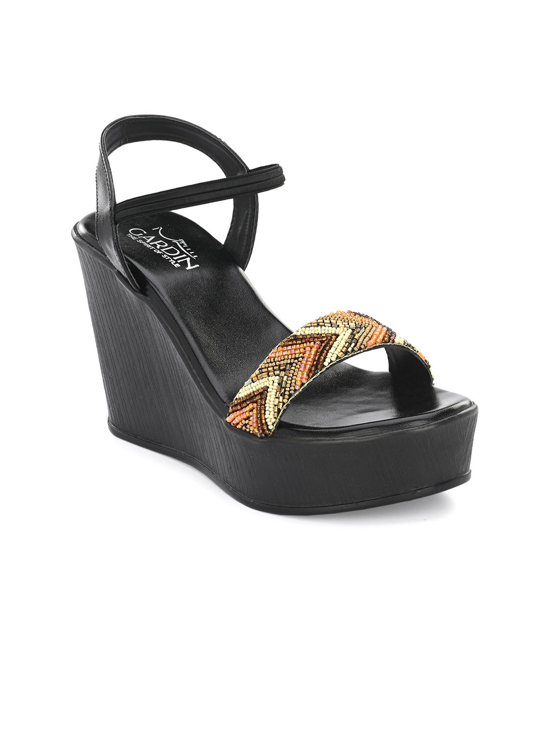 GARDIN Embellished Wedge Heels