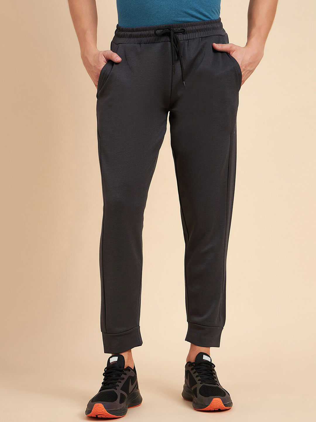 Sweet Dreams Men Mid-Rise Dry-Fit Casual Cotton Joggers