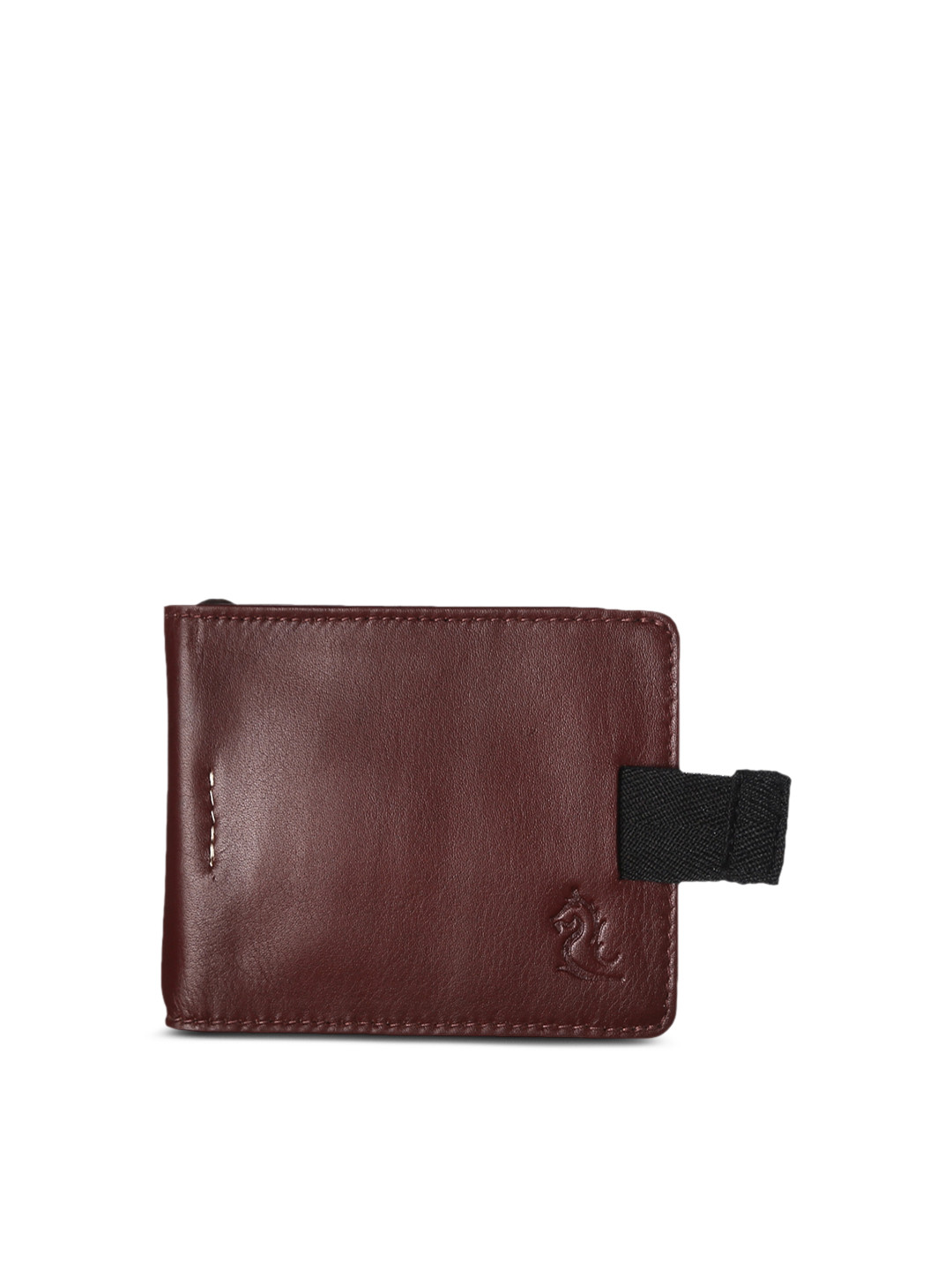 Kara Unisex Brown Leather Money Clip