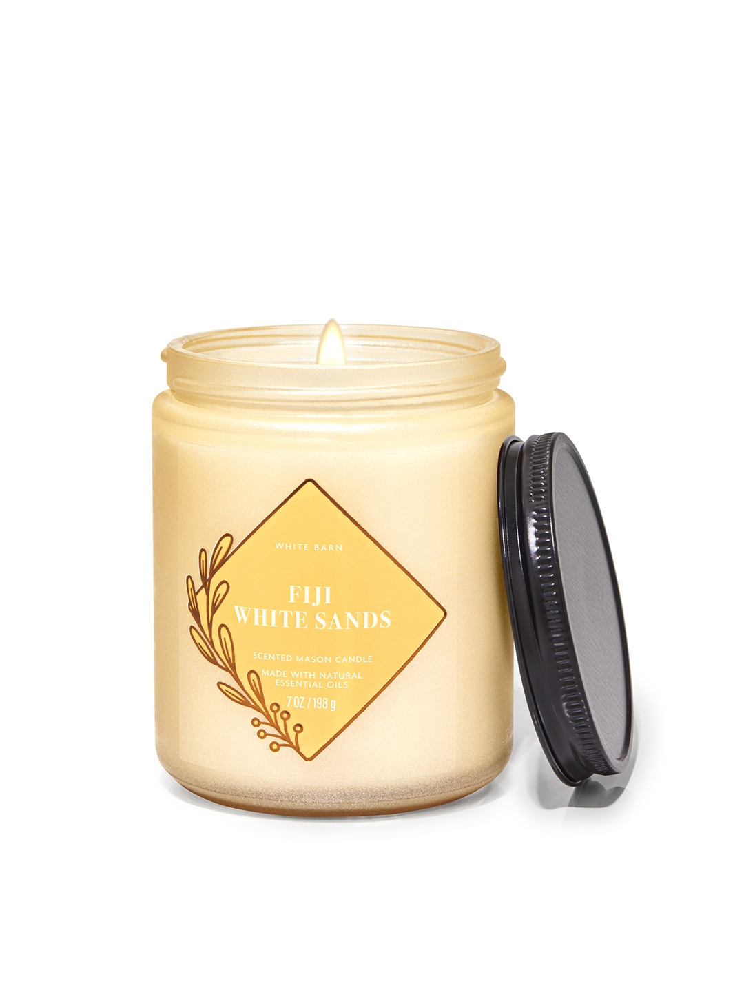 Buy Bath Body Works Fiji White Sands Scented Mason Single Wick Candle 198 g Candles for Unisex 23098242 Myntra