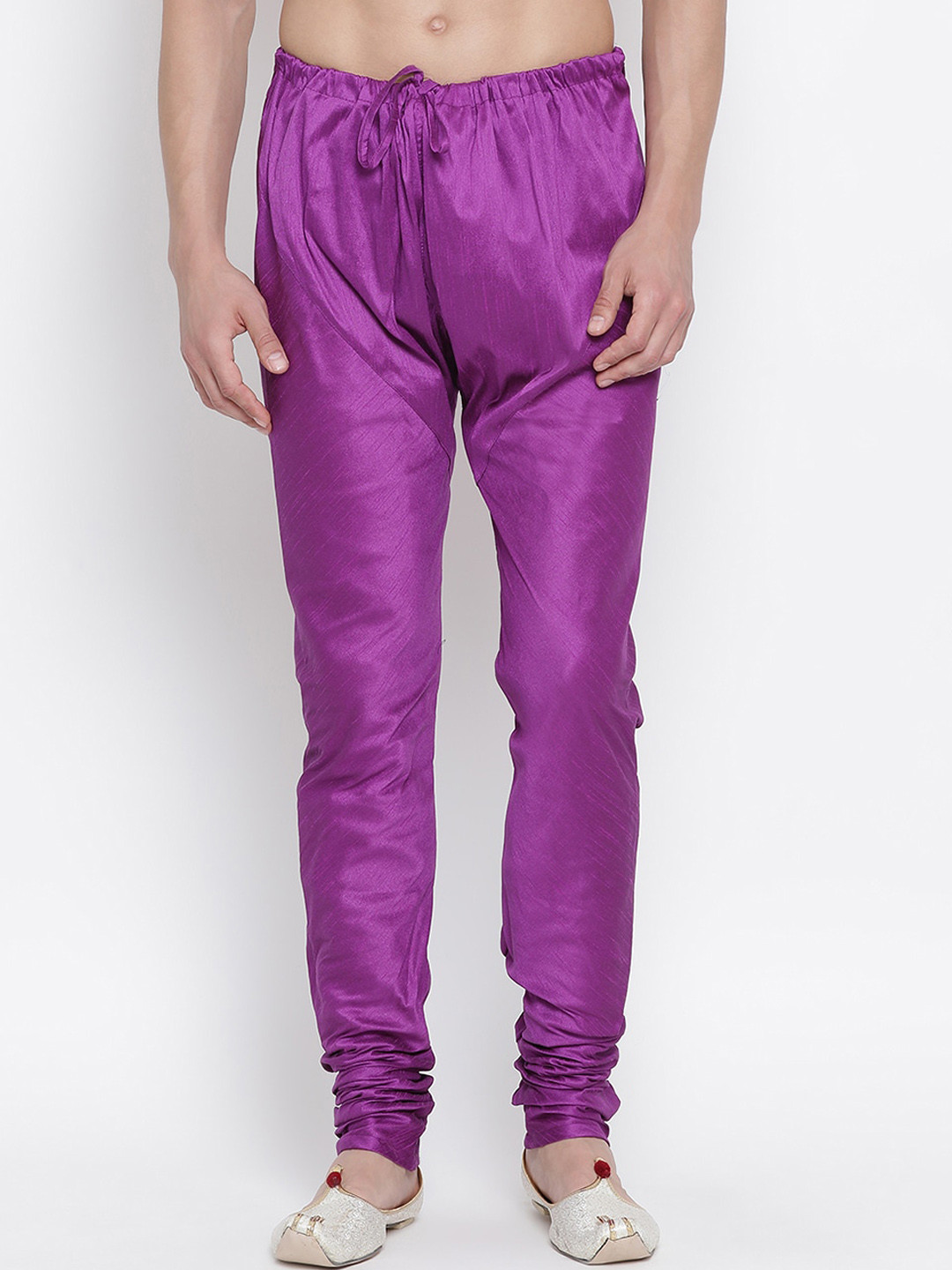 VASTRAMAY Men Mid-Rise Slim-Fit Churidar