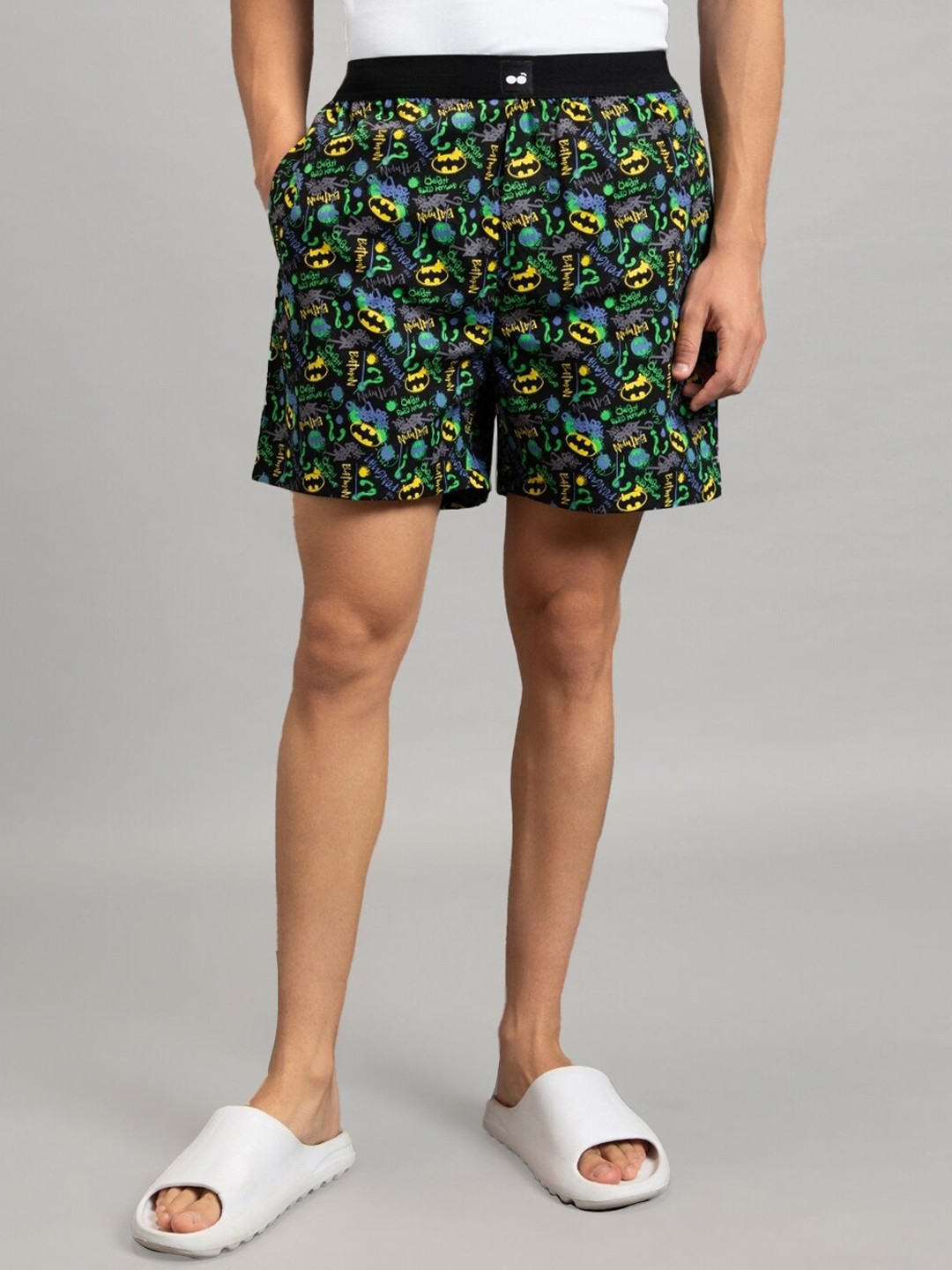 Bewakoof x OFFICIAL DC COMICS MERCHANDISE Men All Over Batman Printed Boxers