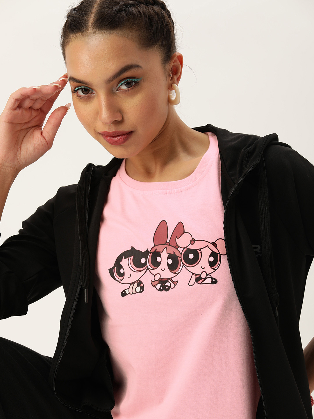 Powerpuff Girls by Kook N Keech Women Graphic Printed T-shirt