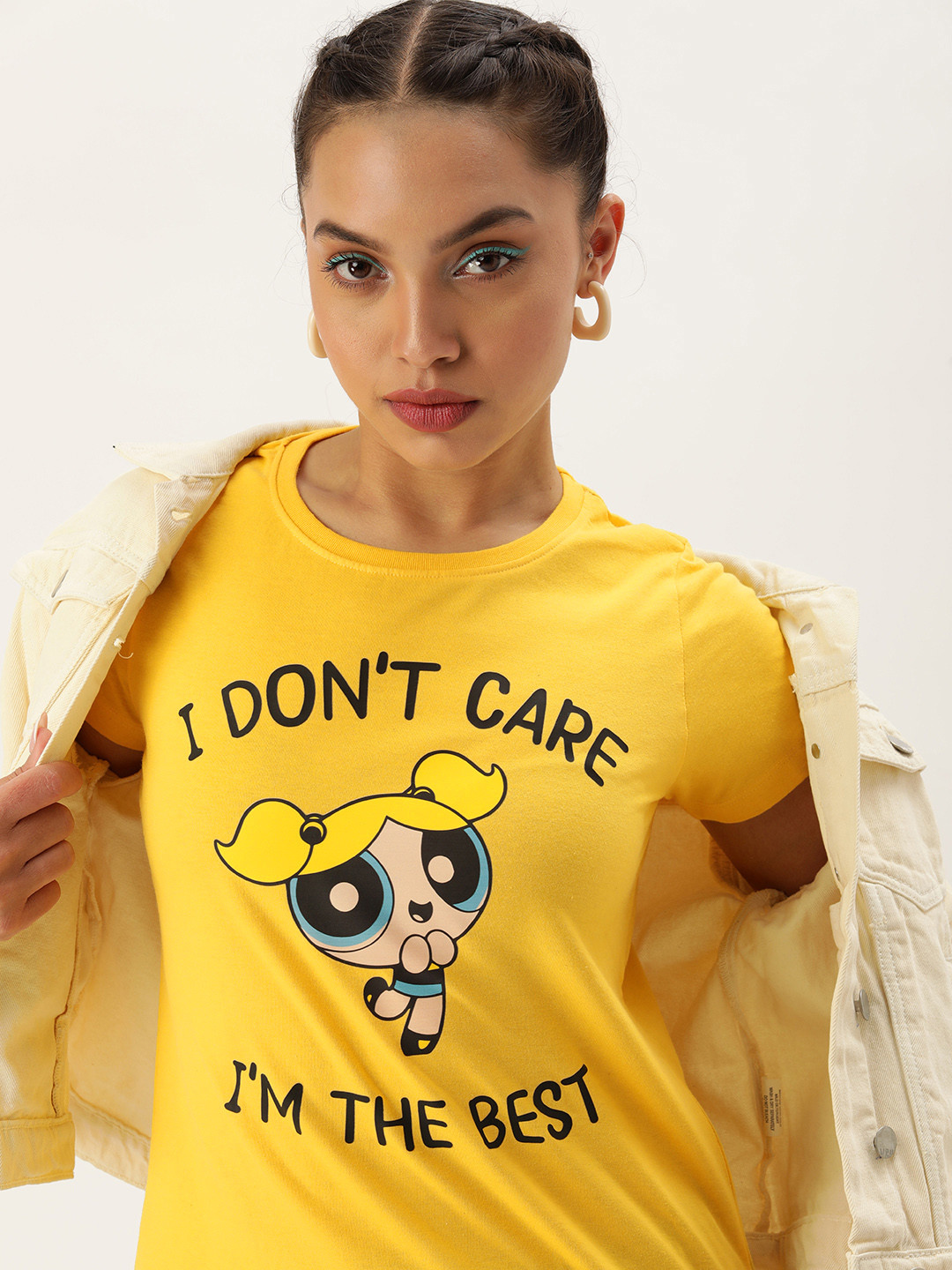 Powerpuff Girls by Kook N Keech Women Graphic Printed T-shirt
