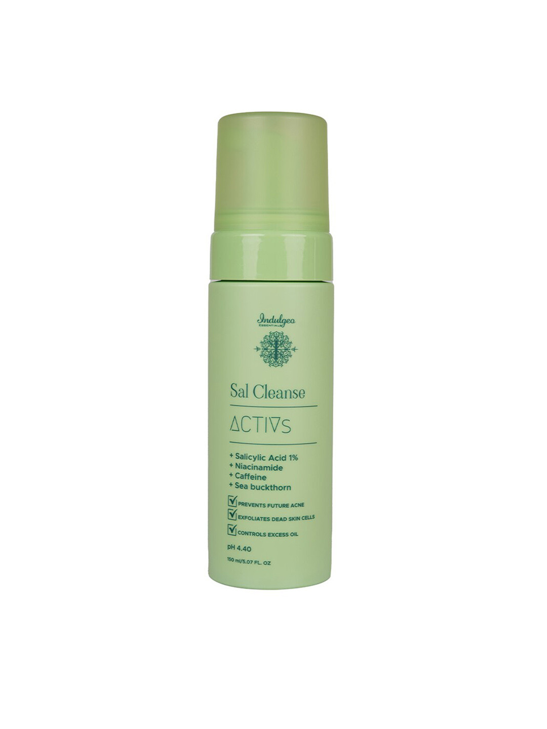 Indulgeo Essentials Salicylic Acid Anti-Acne Foaming Face Cleanser- 150 ml