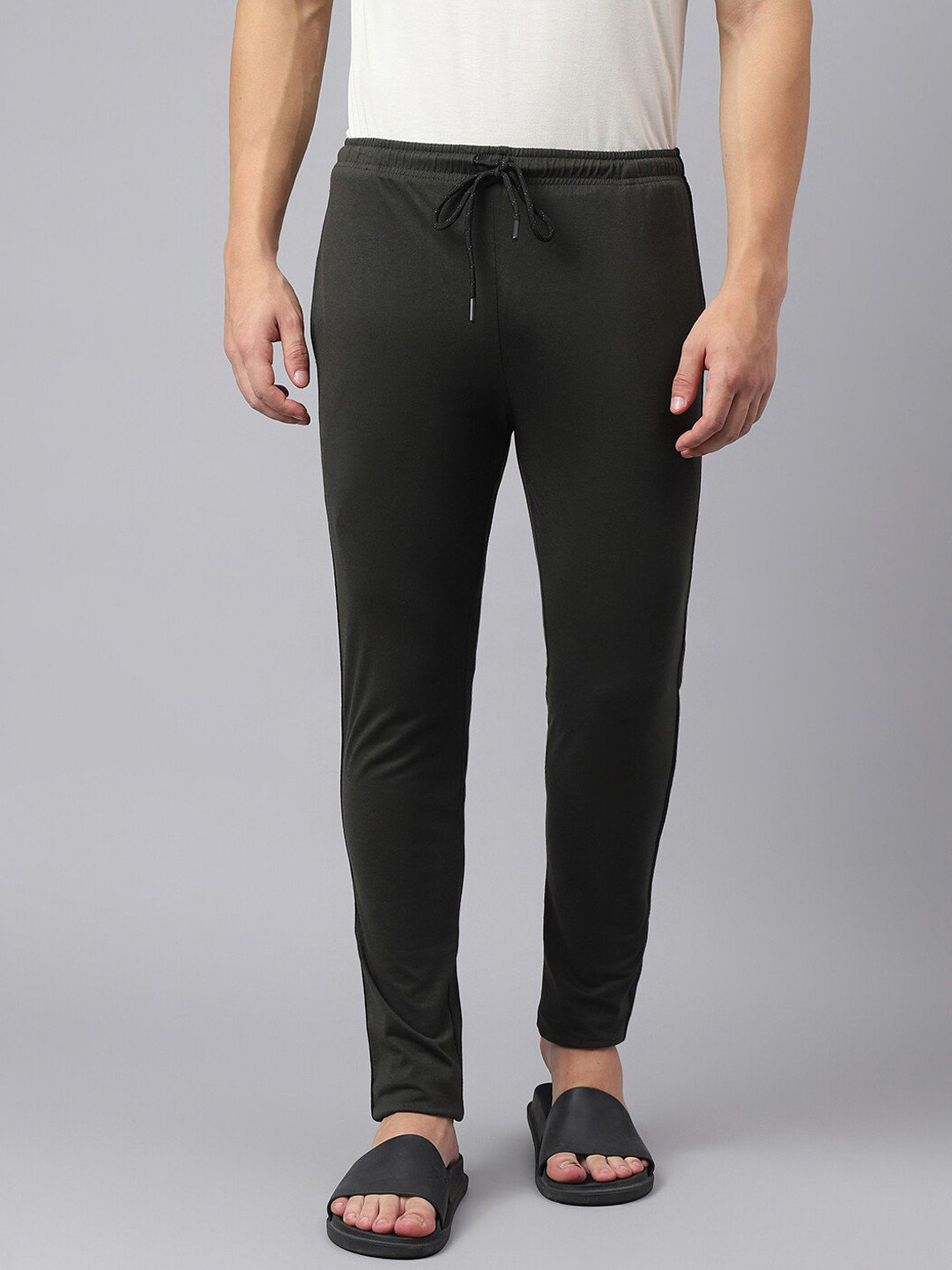 Richlook Men Mid-Rise Track Pants