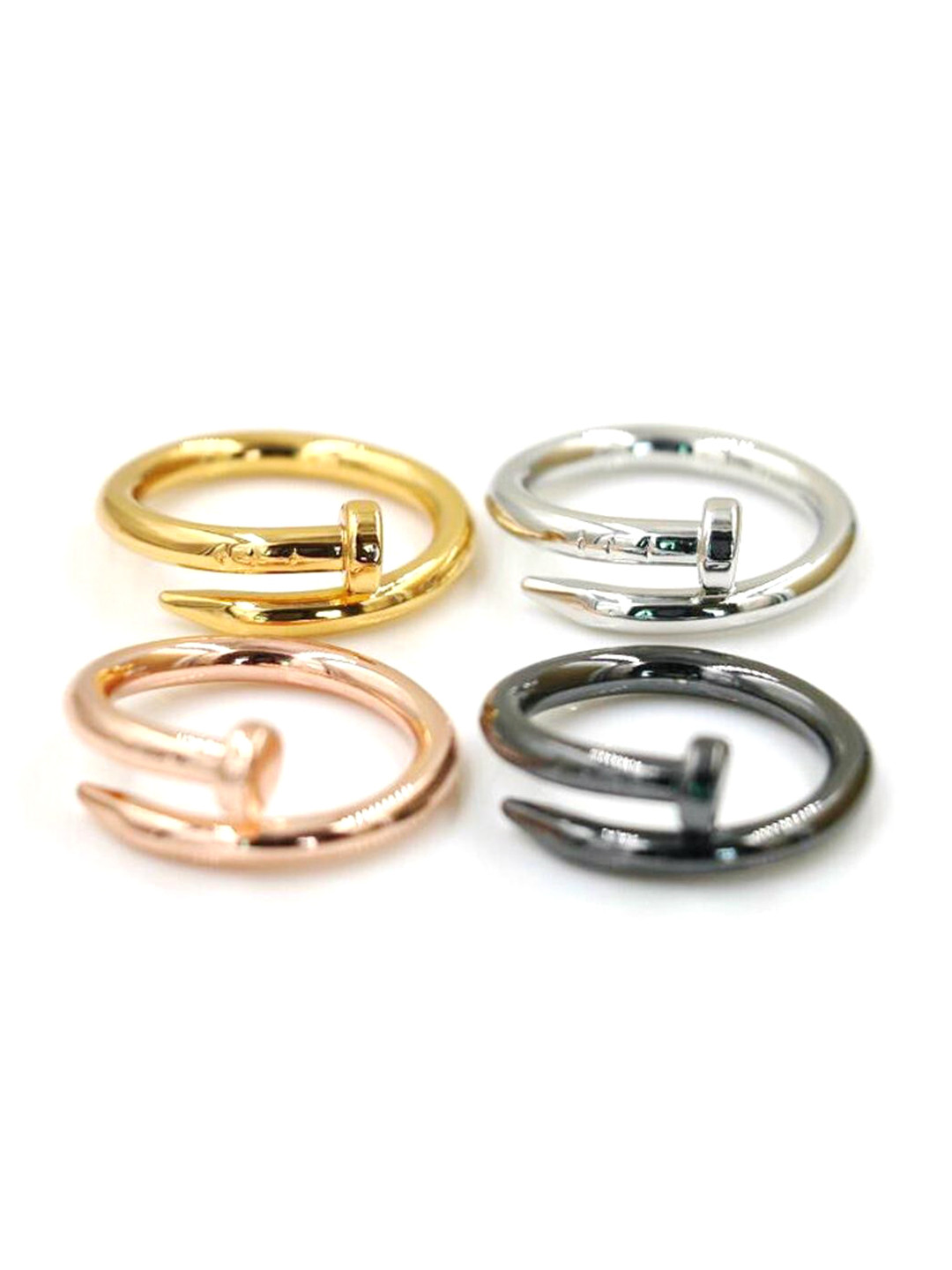 MYKI Silver-Plated Adjustable Ring