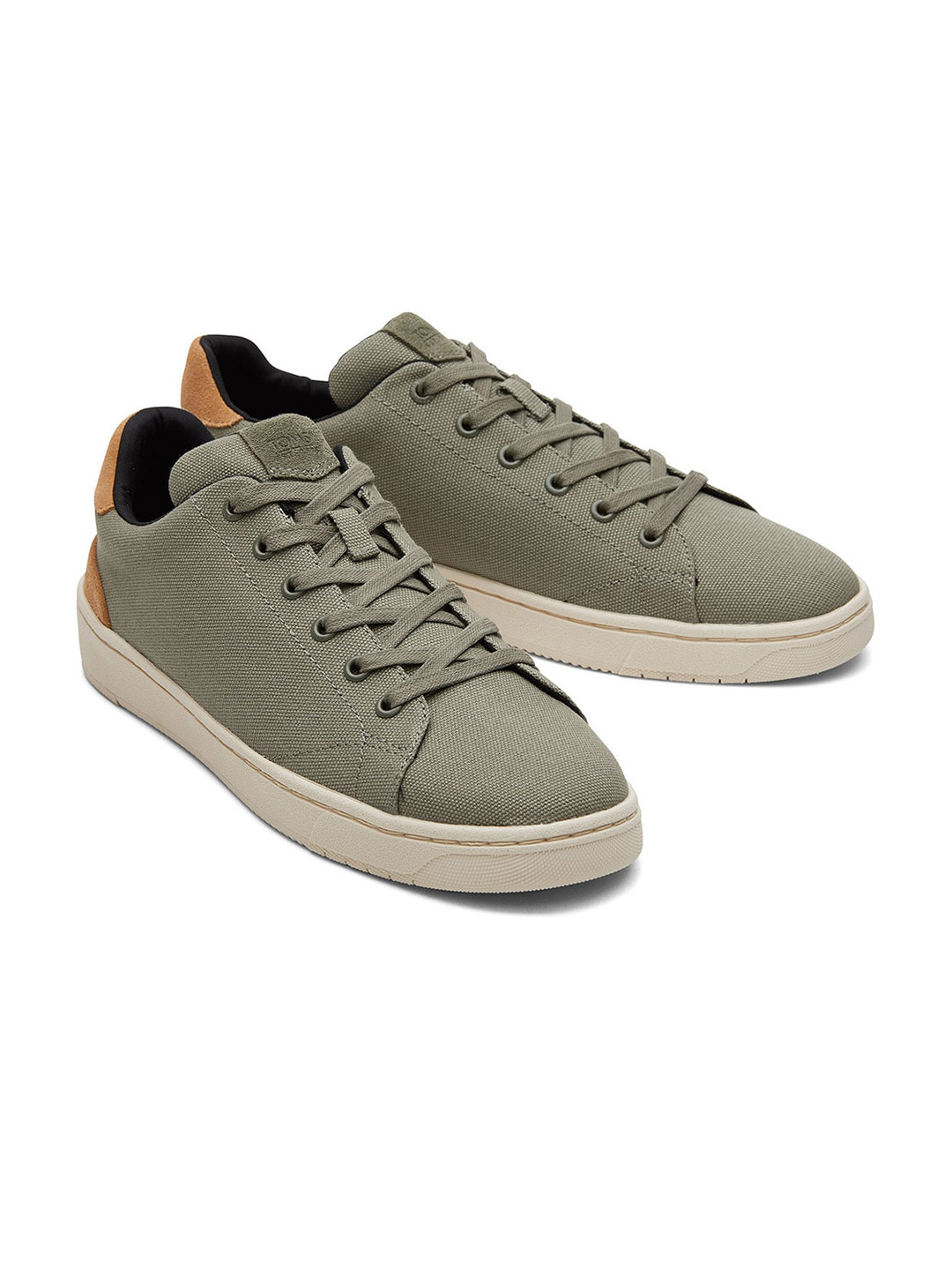 TOMS Men Lightweight & OrthoLite EcoLT-Hybrid Canvas Contrast Sole Sneakers