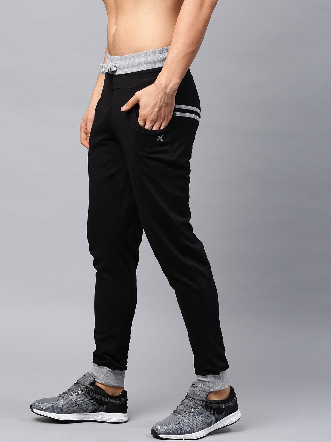 Buy HRX By Hrithik Roshan Active Men Black Printed Rapid Dry Running Track  Pants  Track Pants for Men 8000711  Myntra