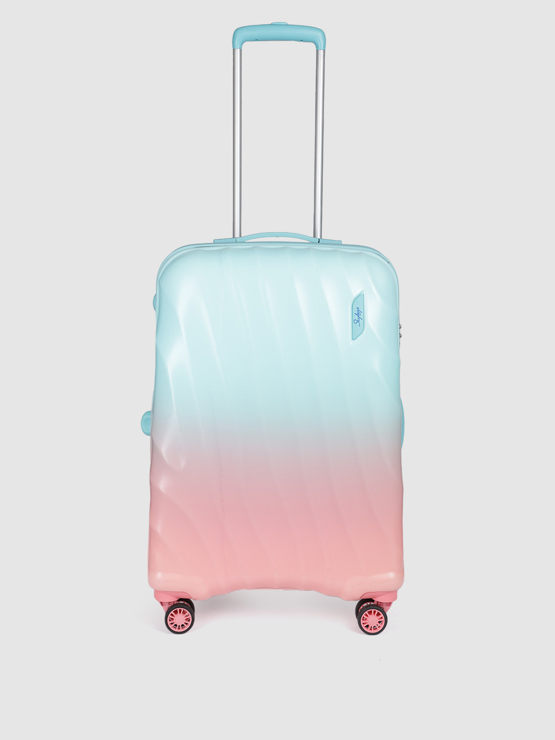 Skybags Textured 360 Degree Rotation Hard Medium Trolley Bag-67 cm