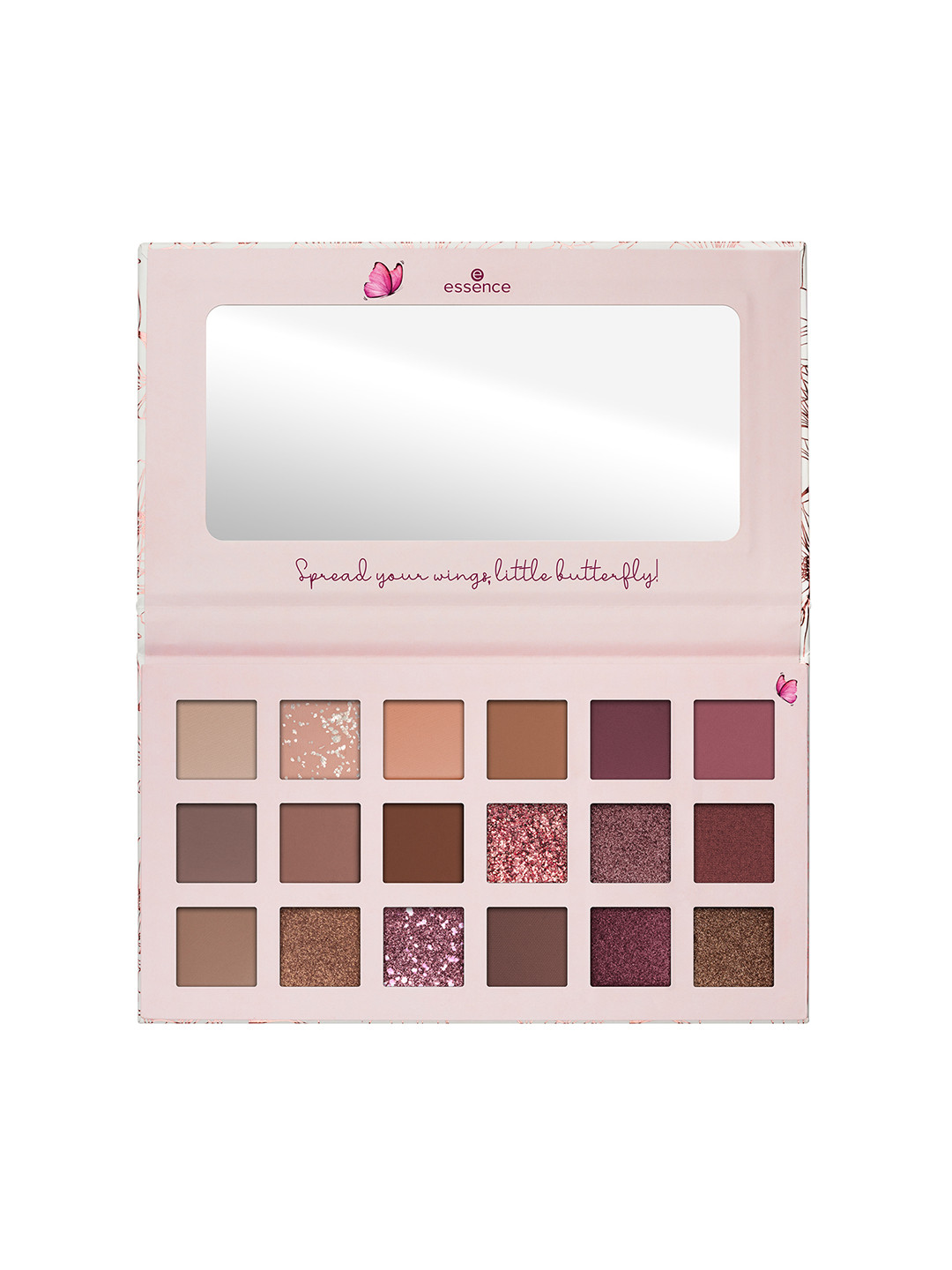 essence Blooming Wings Vegan Eyeshadow Palette - Natural Beige 01