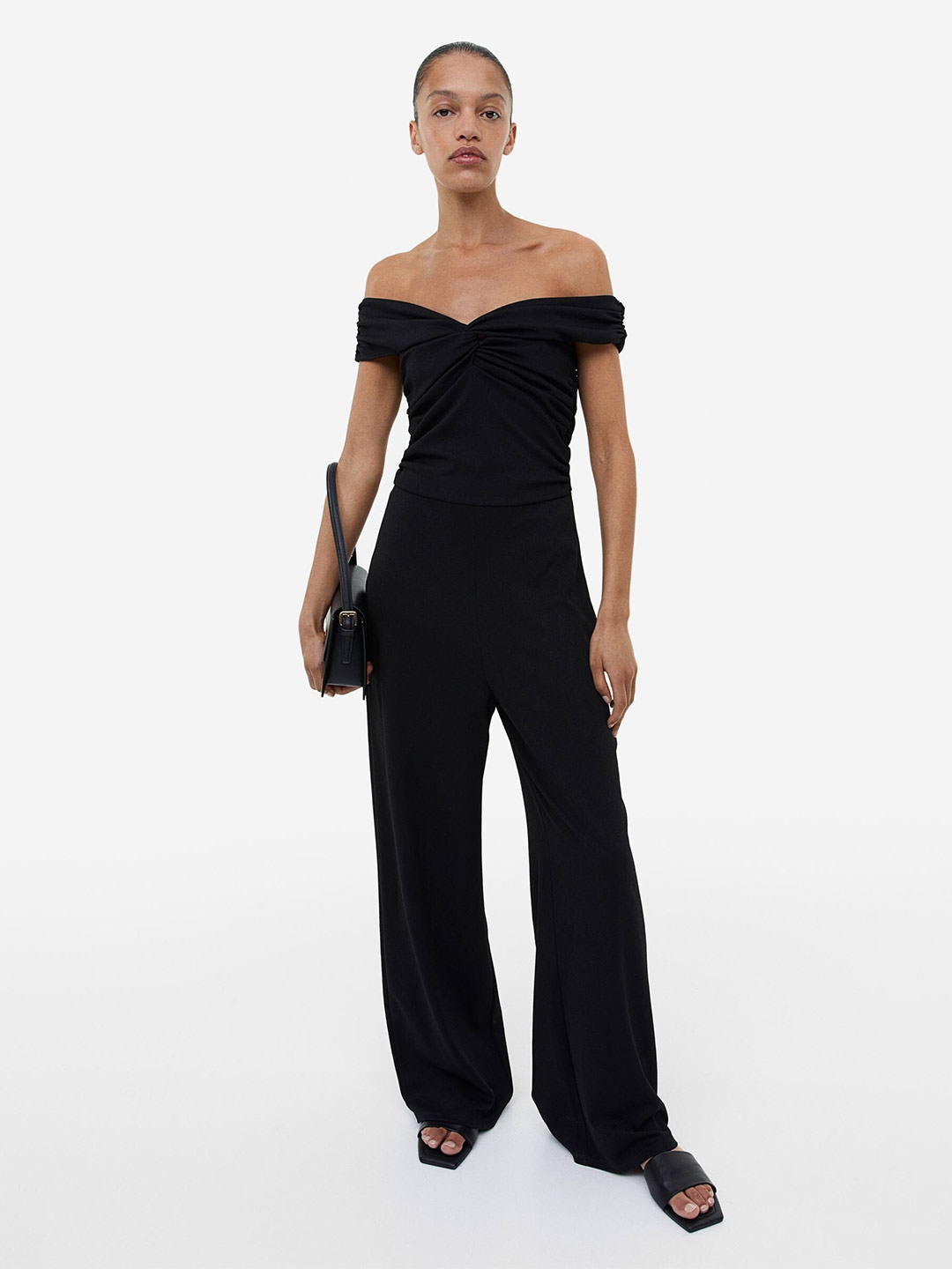 Off shoulder jumpsuit h&m online