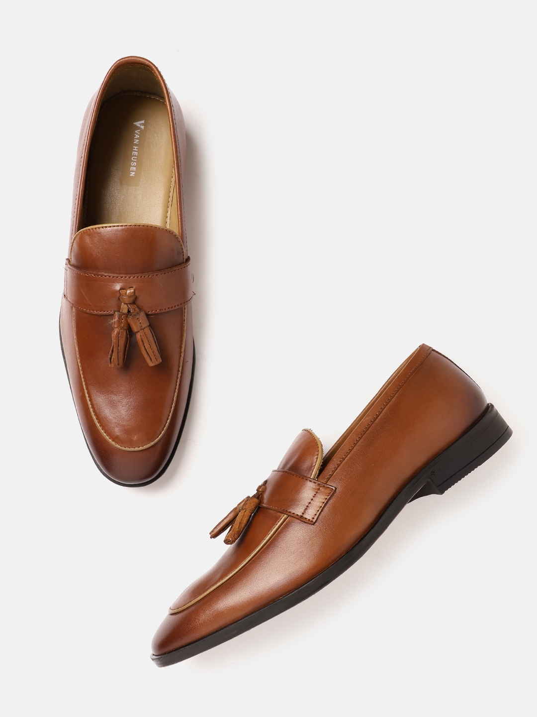 Buy Van Heusen Men Textured Slip On Formal Shoes Formal Shoes