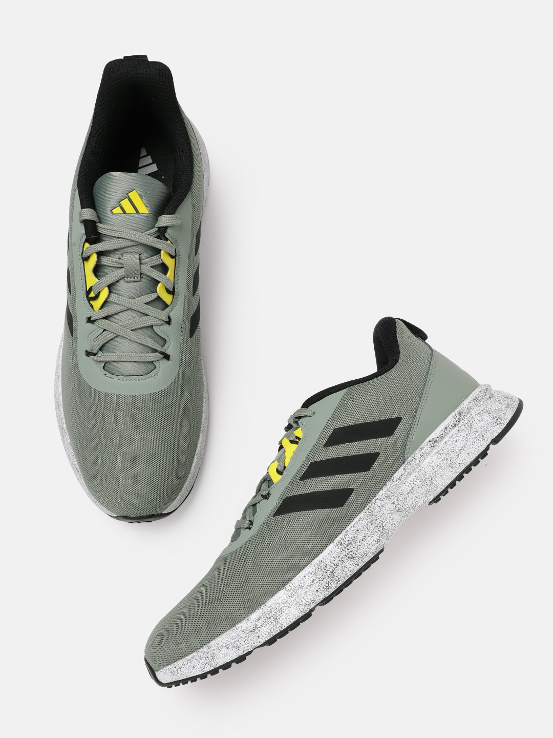 ADIDAS Men Woven Design Precepto Running Shoes