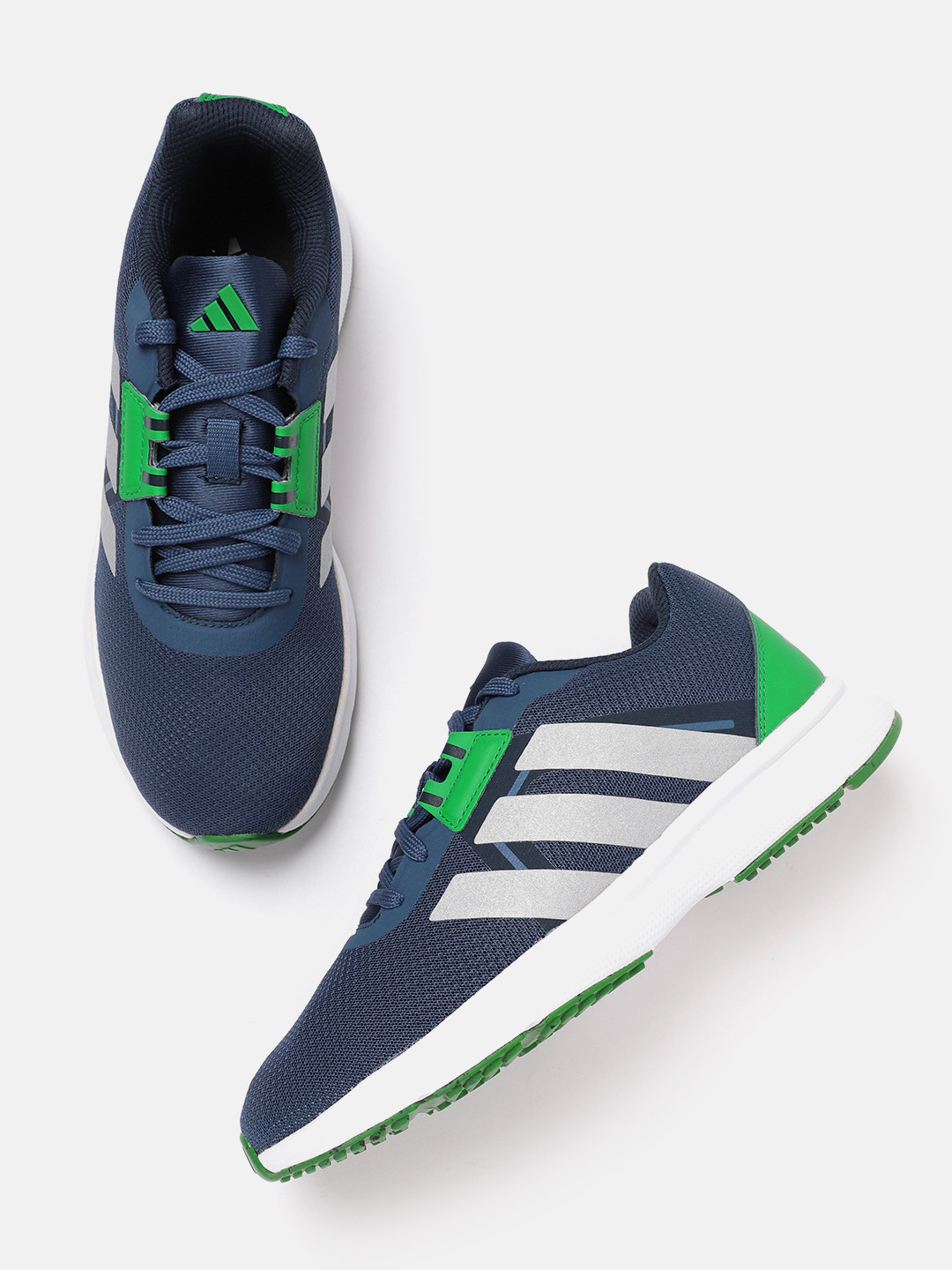 ADIDAS Men Woven Design Pace Ranger Running Shoes with Striped Detail