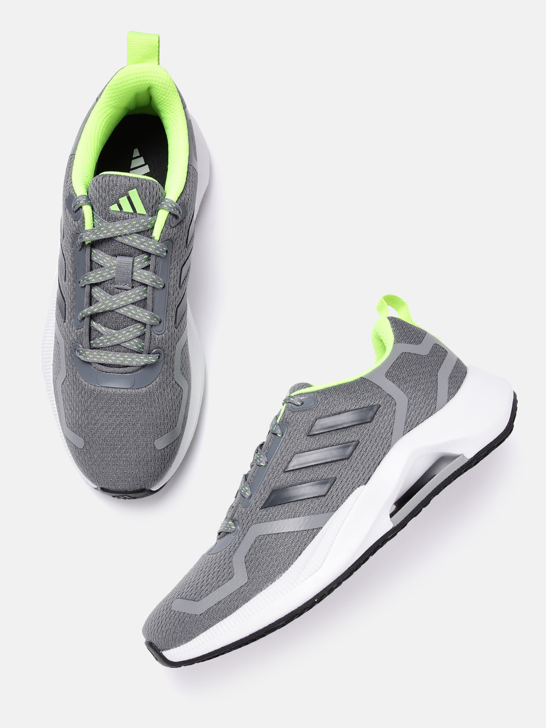 ADIDAS Men Woven Design Rapide Run Running Shoes