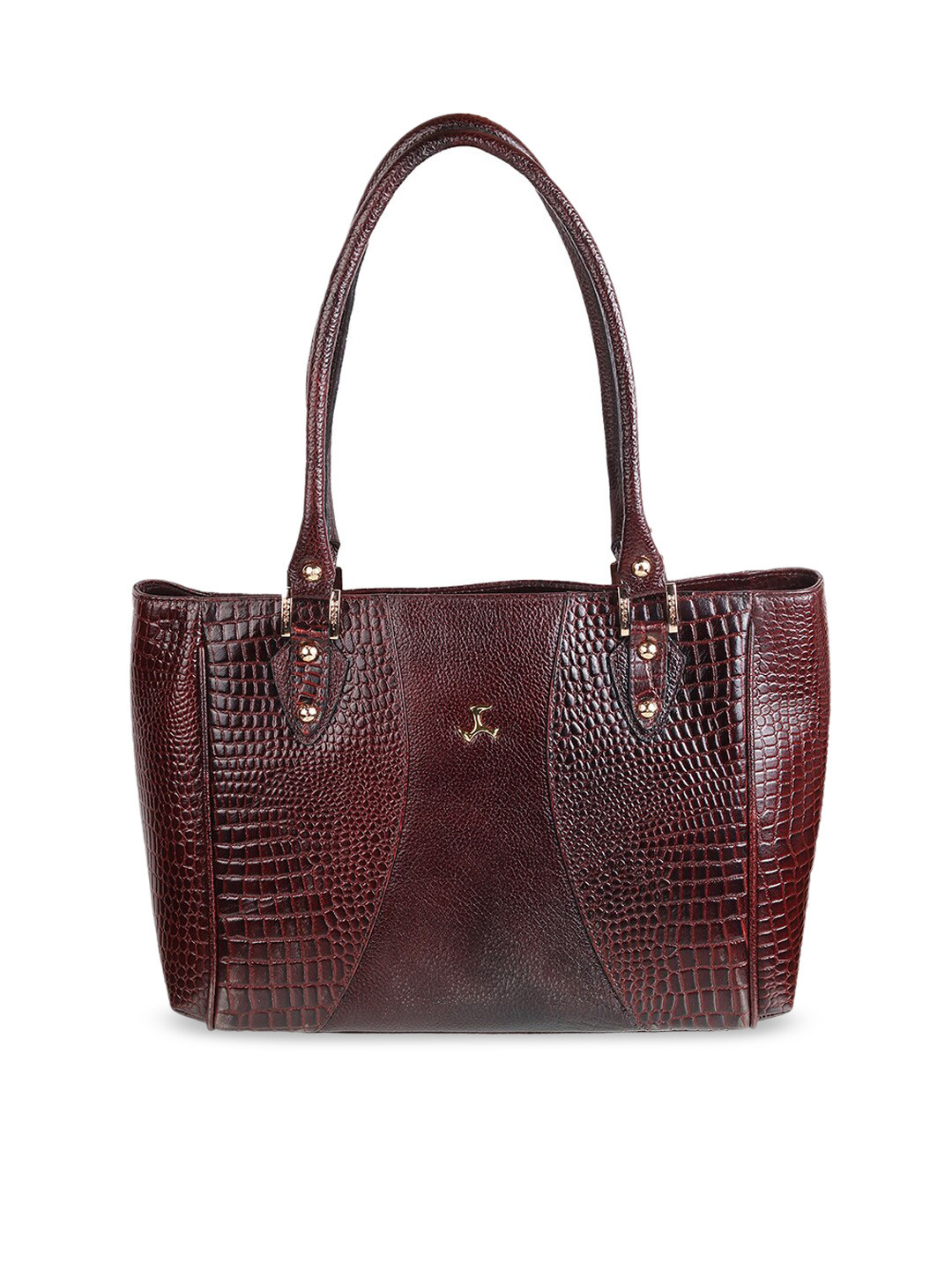 Mochi Animal Textured Leather Structured Shoulder Bag