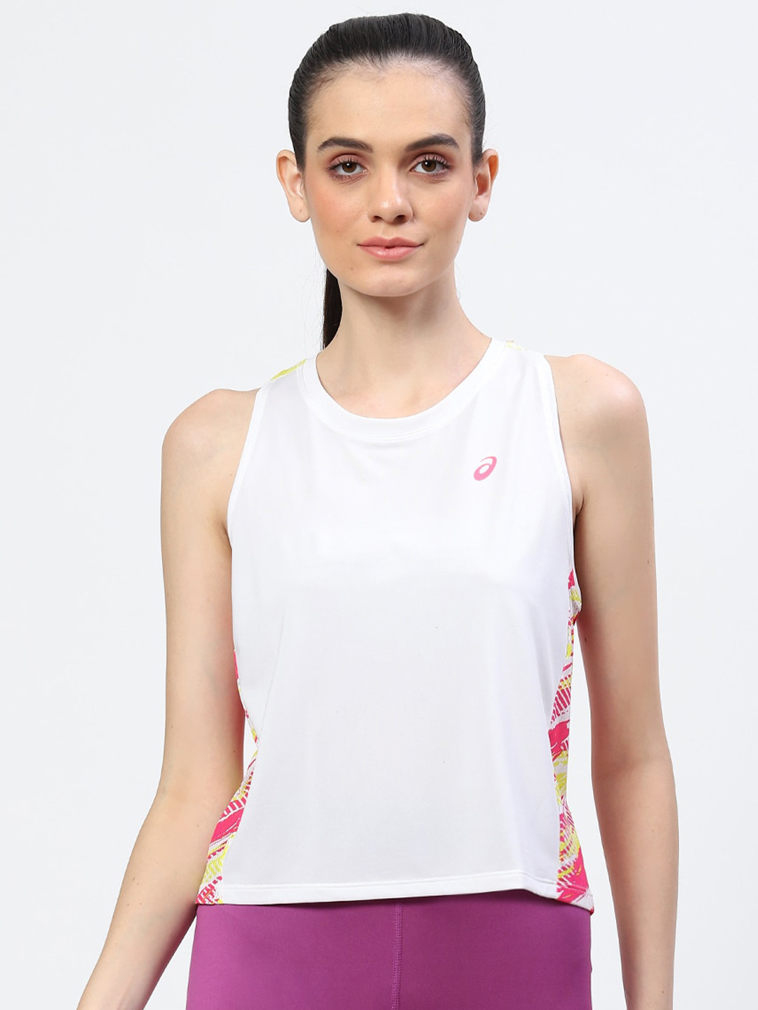 ASICS Women Color Injection Logo Printed T-Shirt