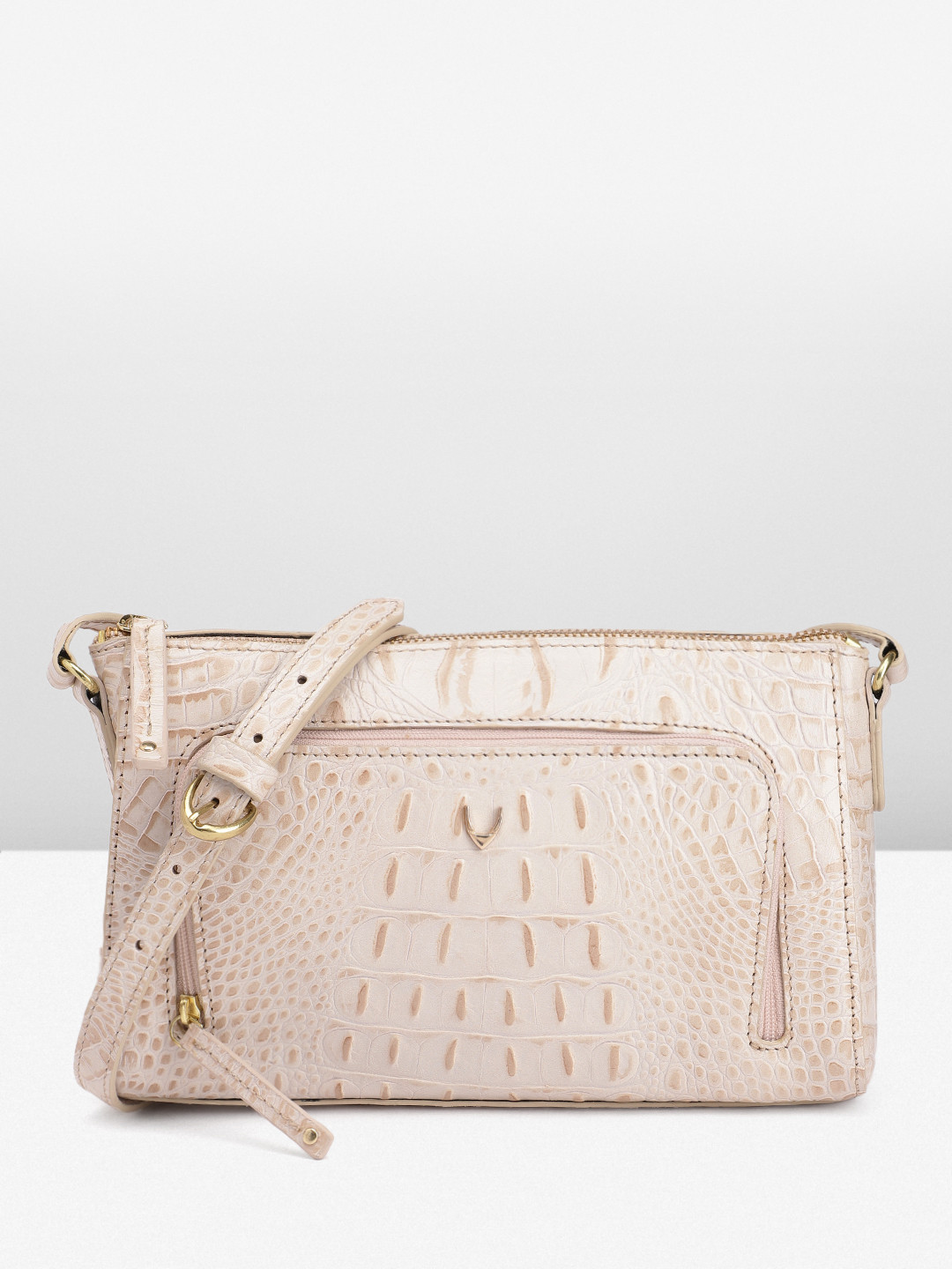 Hidesign LAUREN 03 Croc Textured Leather Sling Bag