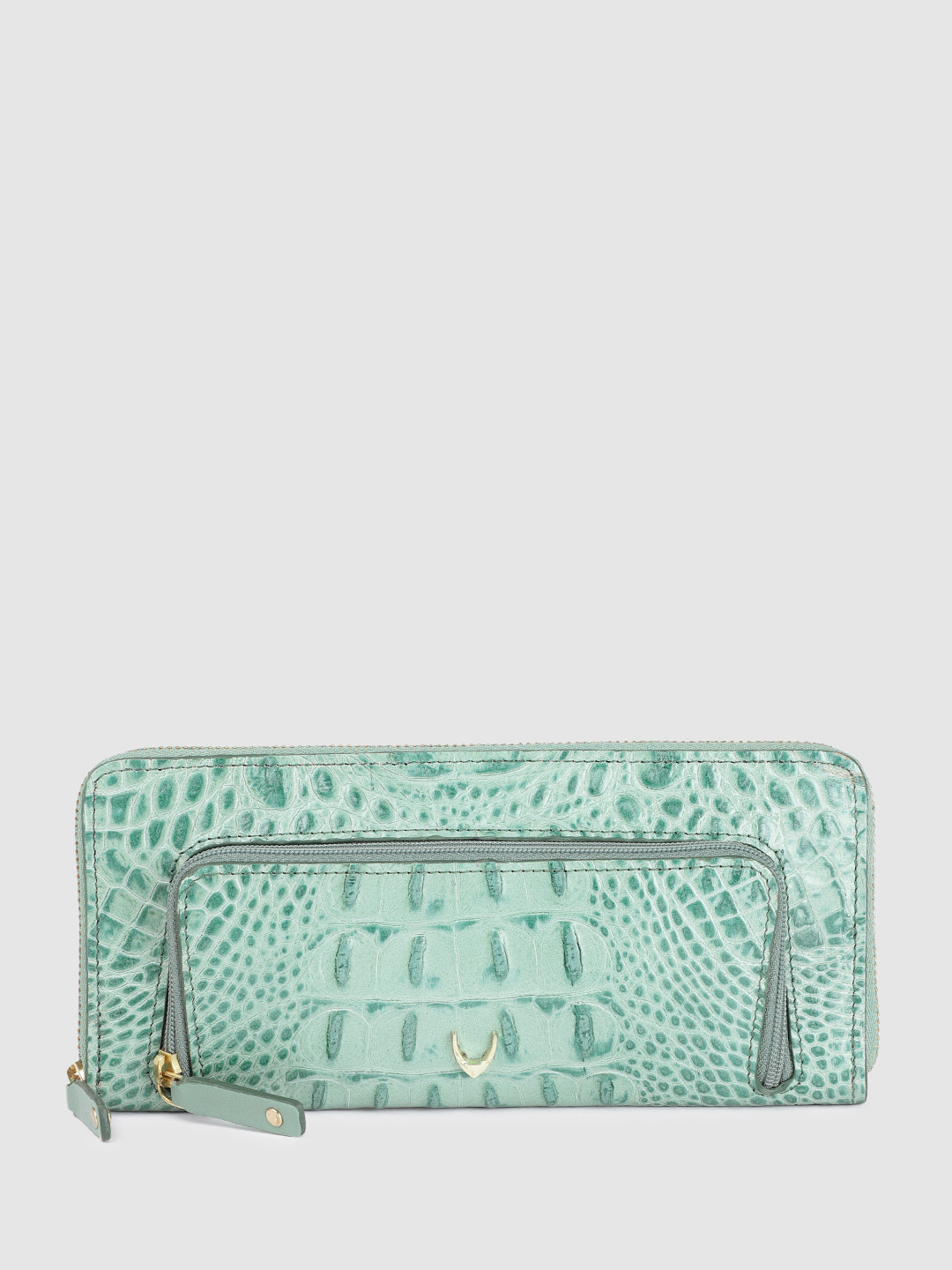 Hidesign Women Textured Leather Zip Around Wallet