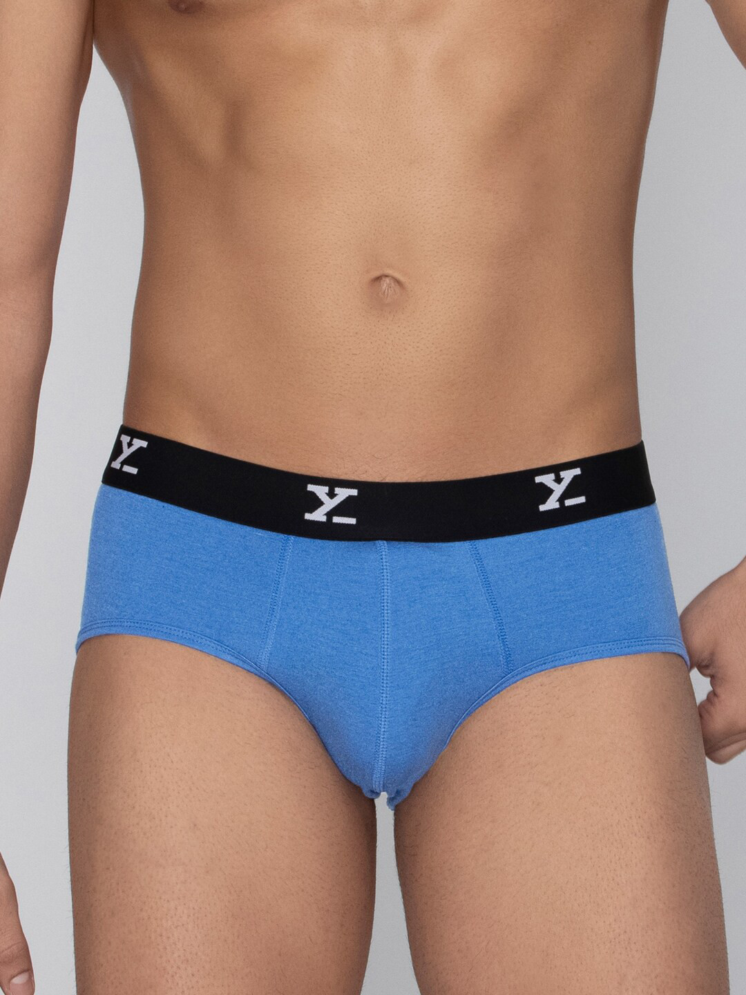 XYXX Men Mid-Rise Anti-Microbial Uno IntelliFresh Super Combed Cotton Briefs