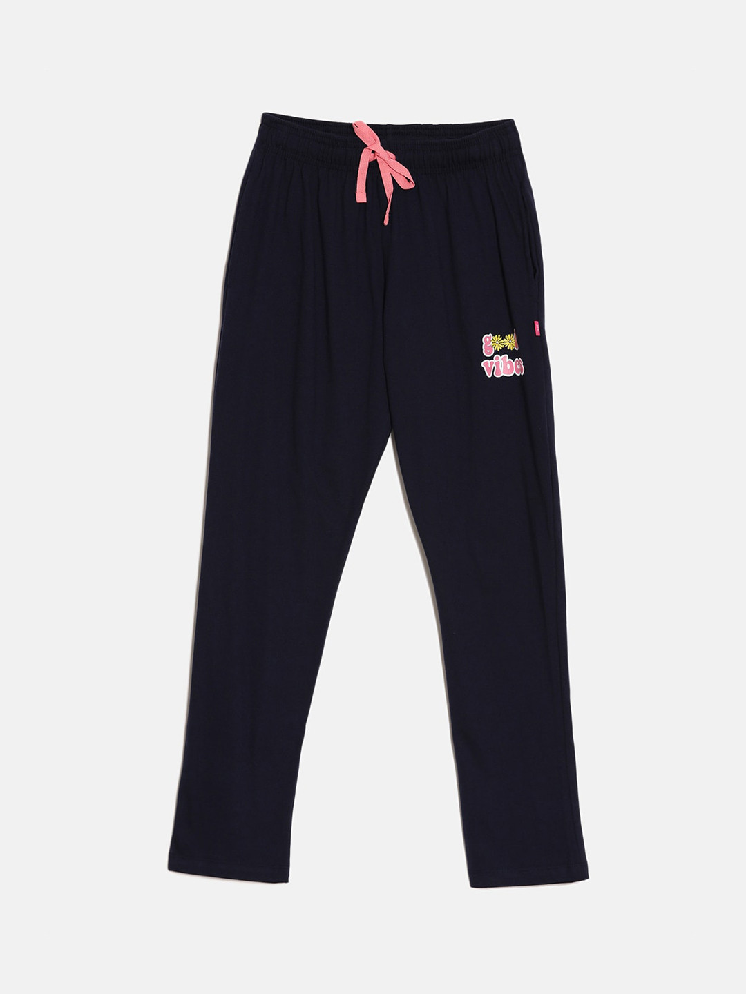DIXCY SCOTT Slimz Girls Mid-Rise Cotton Track Pants