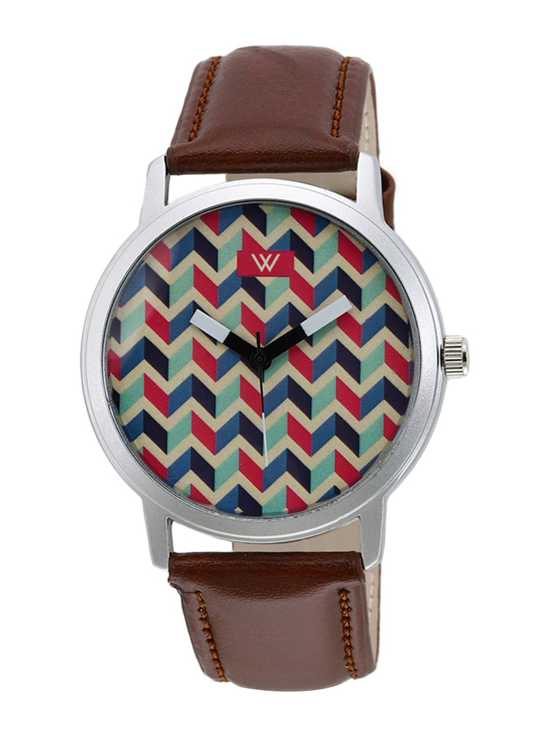Walrus Men Brass Printed Dial & Brown Straps Analogue Watch WWTM-GRA-29