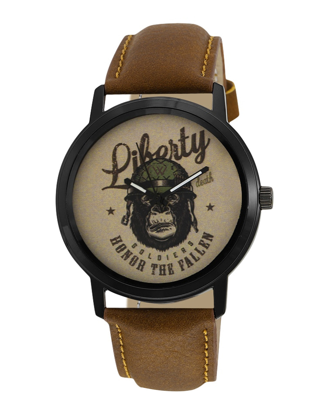 Walrus Men Brass Printed Analogue Watch WWTM-GRA-09