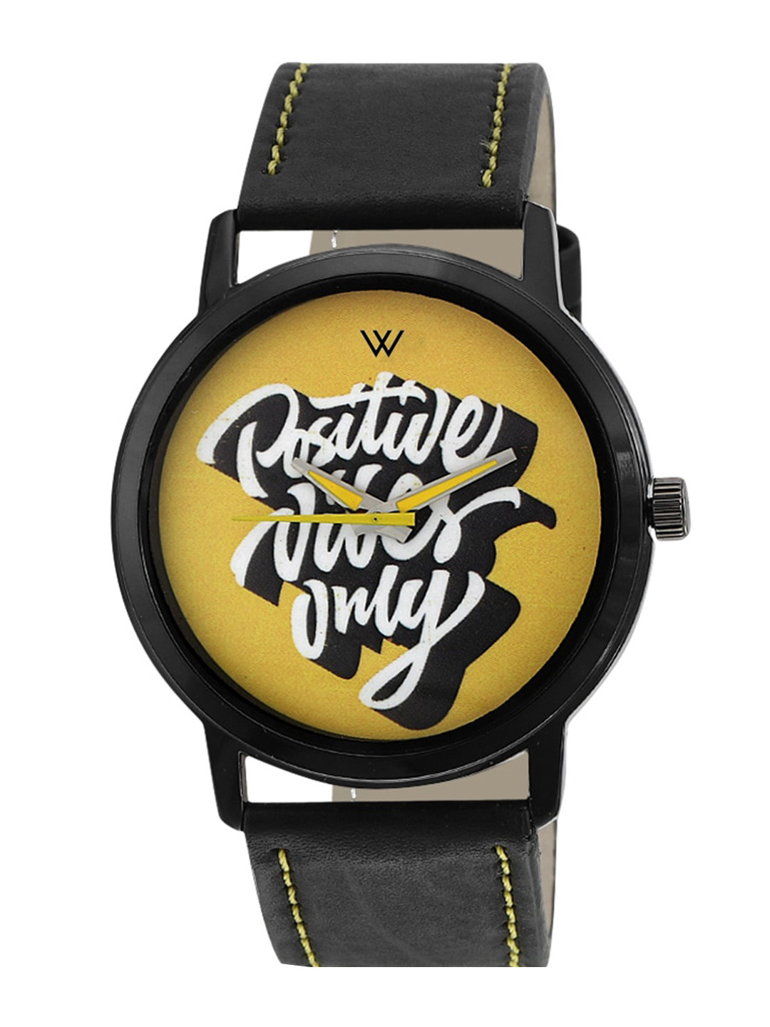 Walrus Men Brass Printed Dial & Black Straps Analogue Watch WWTM-GRA-26
