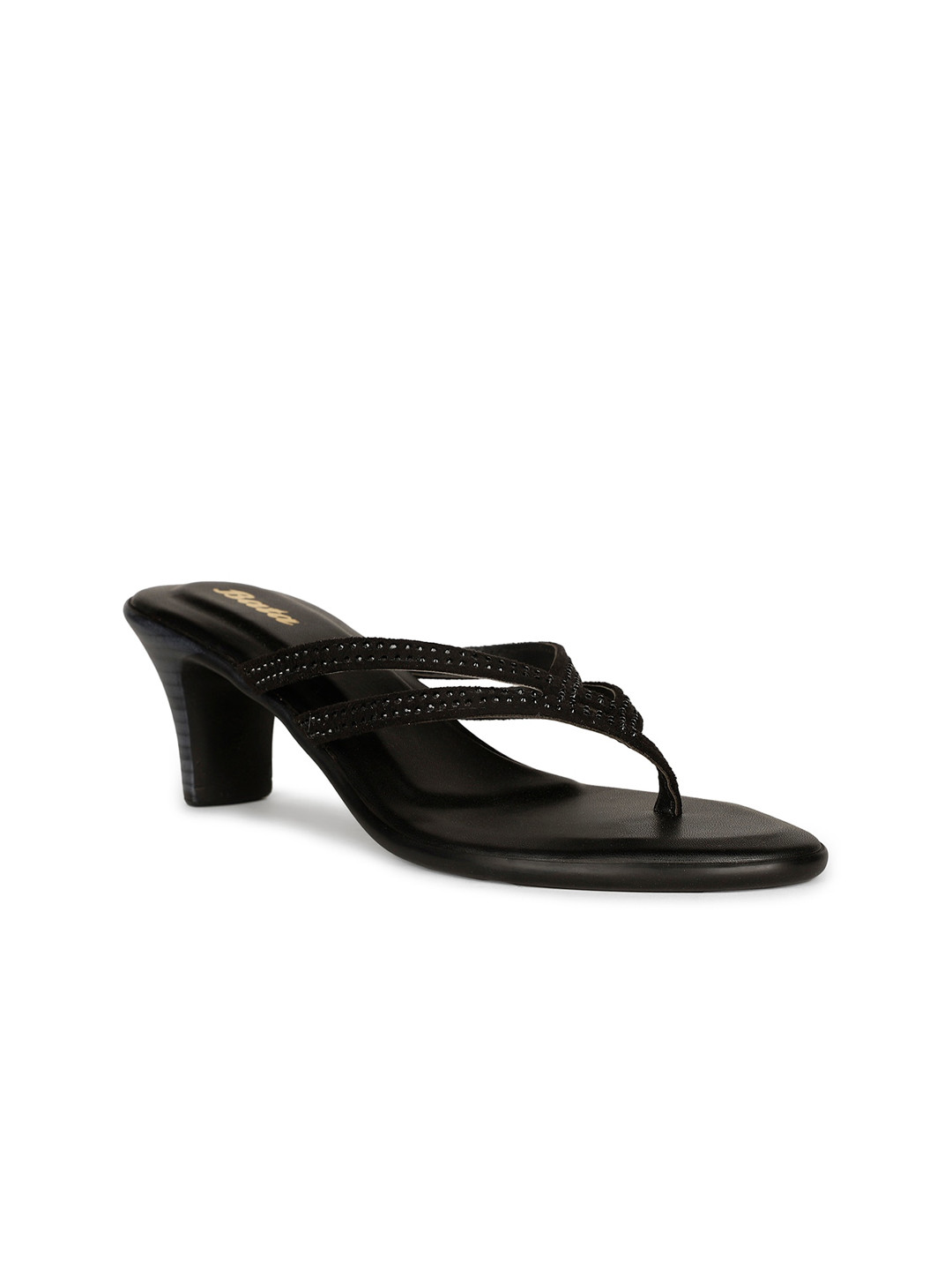 Bata Embellished Block Heels
