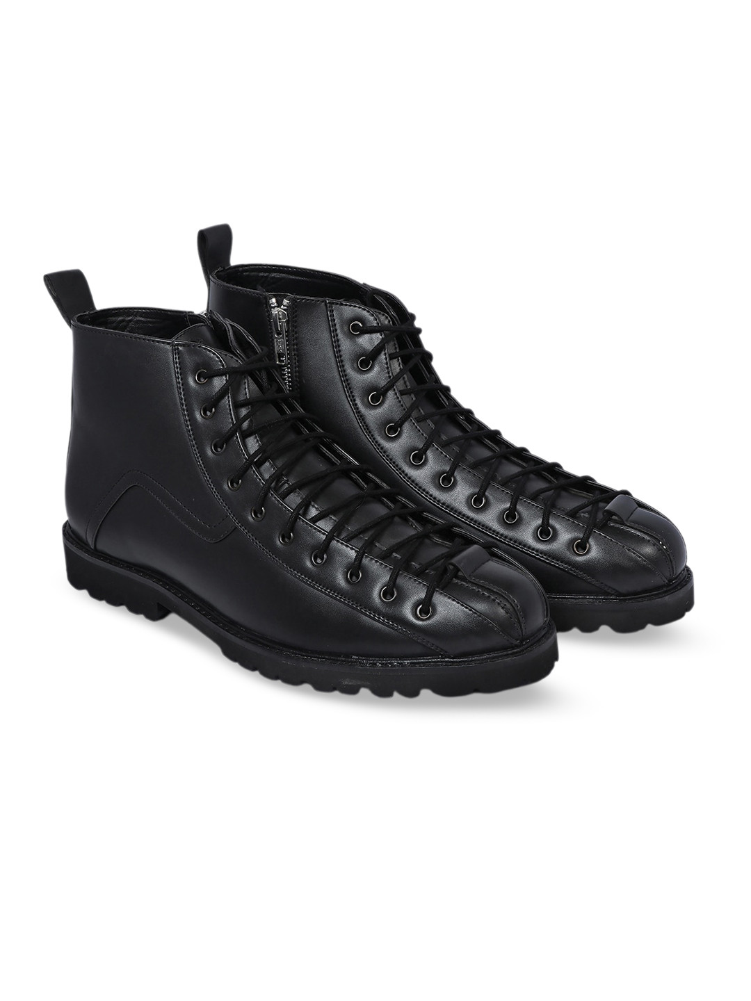 GRIFFIN Men Mid-Top Lace-Up Regular Boots