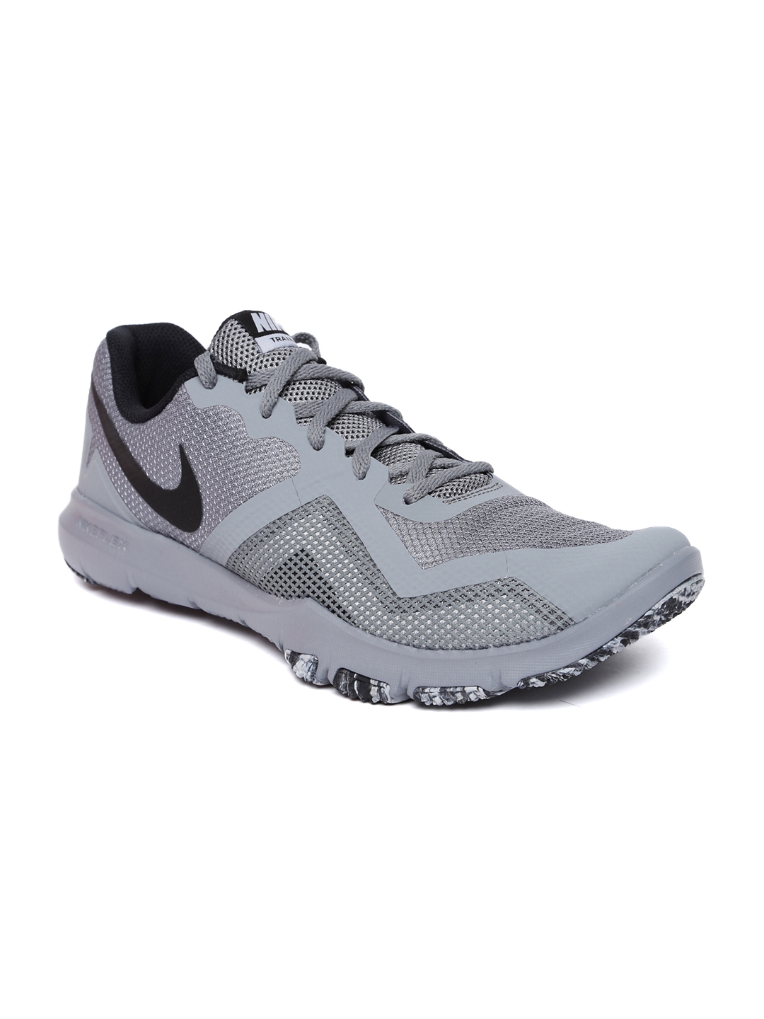 Nike men black flex control online ii training shoes