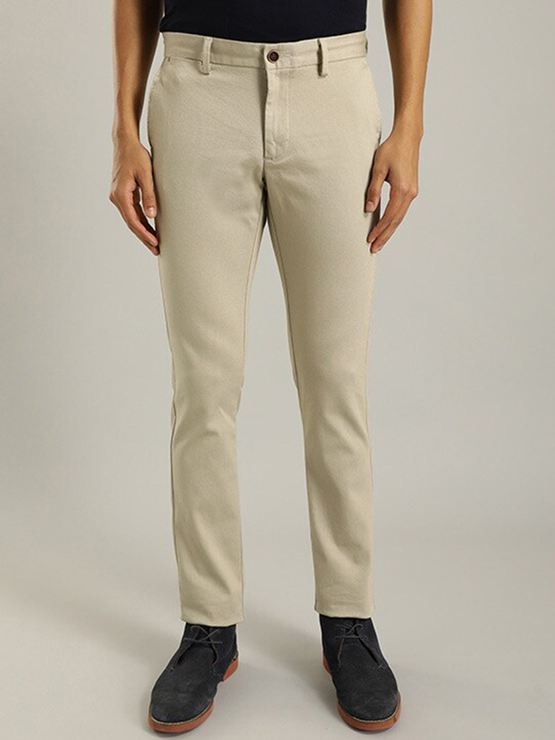 Indian Terrain Men Brooklyn Slim Fit Chino Trousers