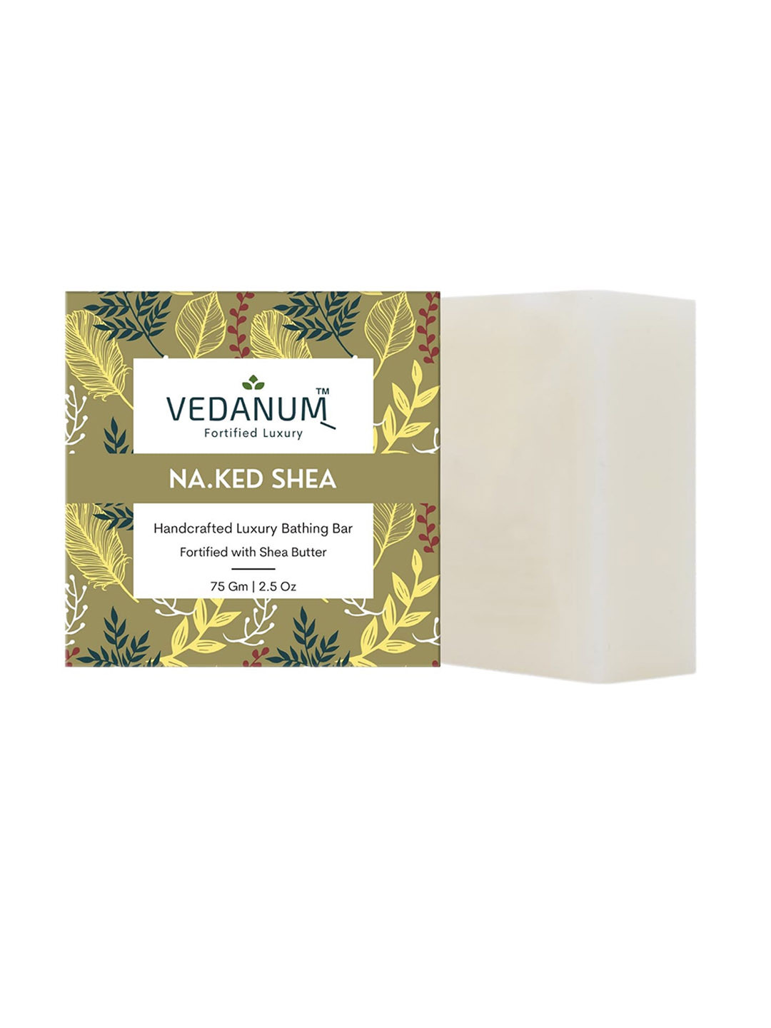 VEDANUM Na.Ked Shea Handcrafted Luxury Bathing Bar - 75 g