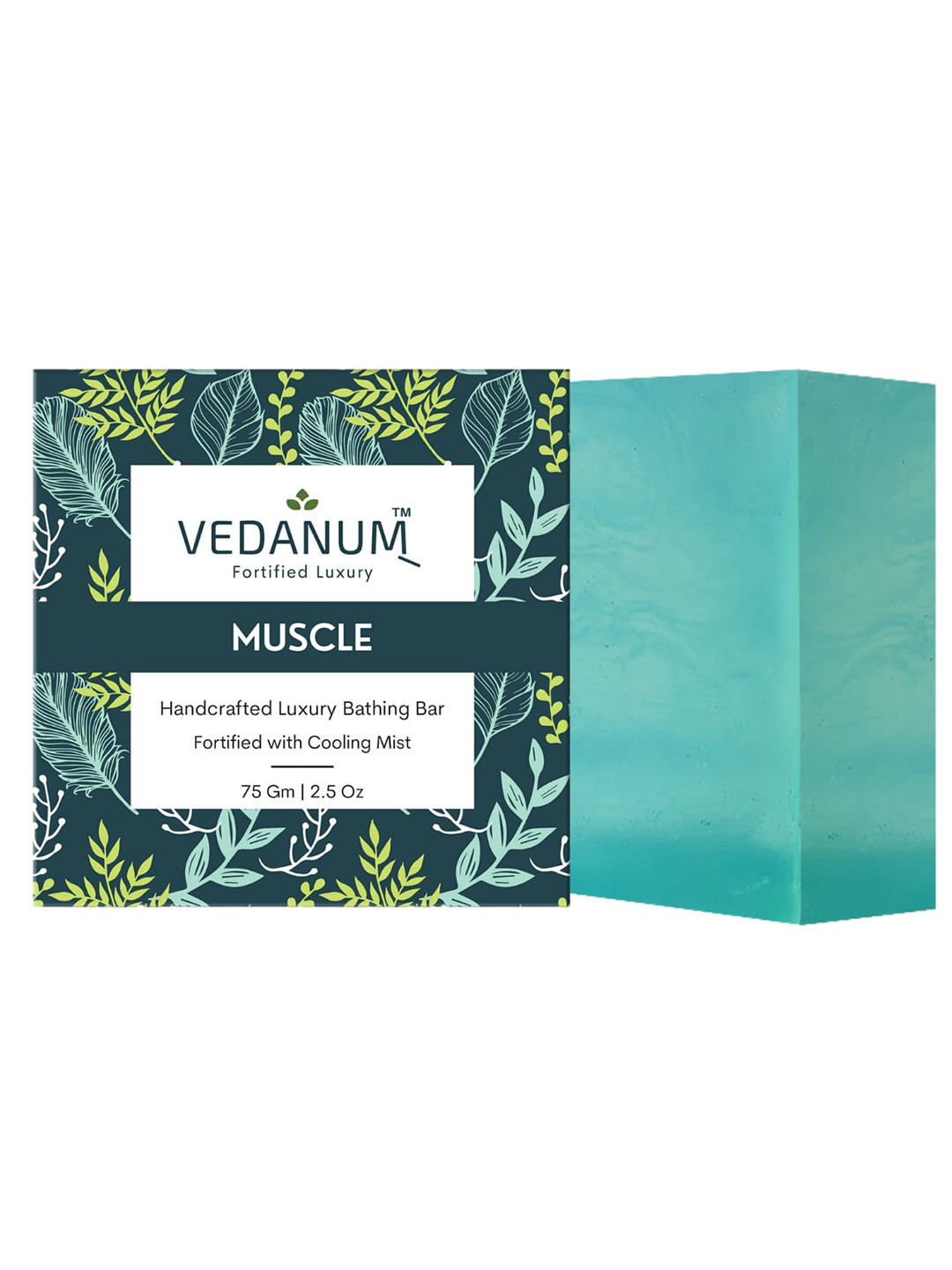 VEDANUM Handmade Cooling Soap with Muscle Power 75gm