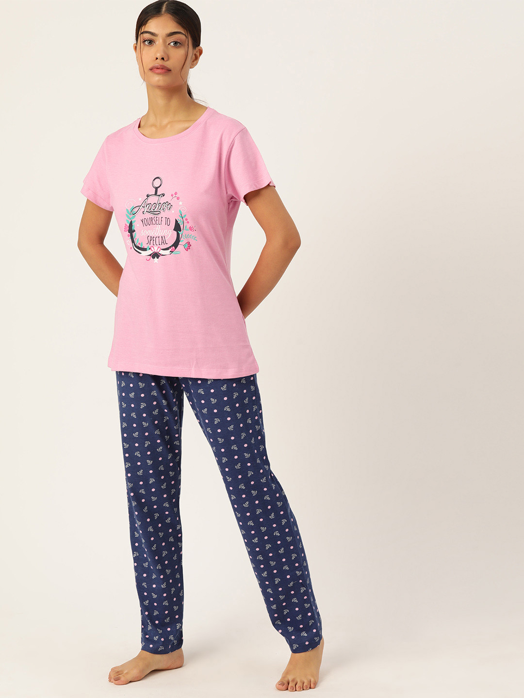 ETC Women Conversational Print Night Suit