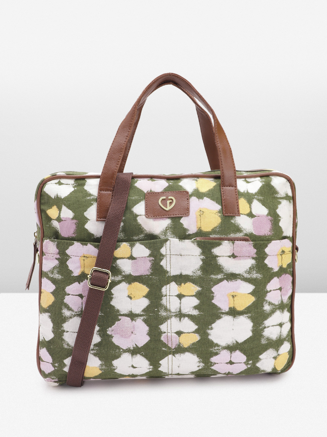Caprese Enora Women Olive Large Backpack