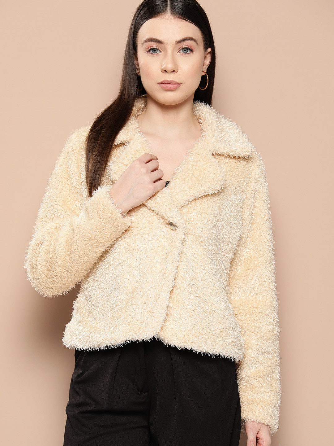 Chemistry Faux Fur Tailored Jacket