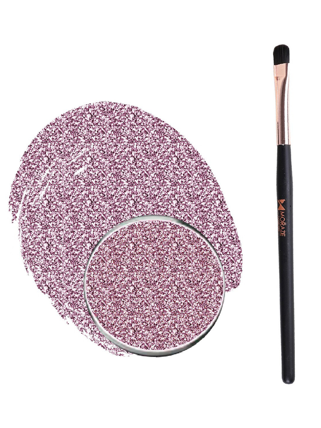 Moraze Long Lasting Smudge Proof Eyeshadow with Brush 1.1g - Plum Dressing