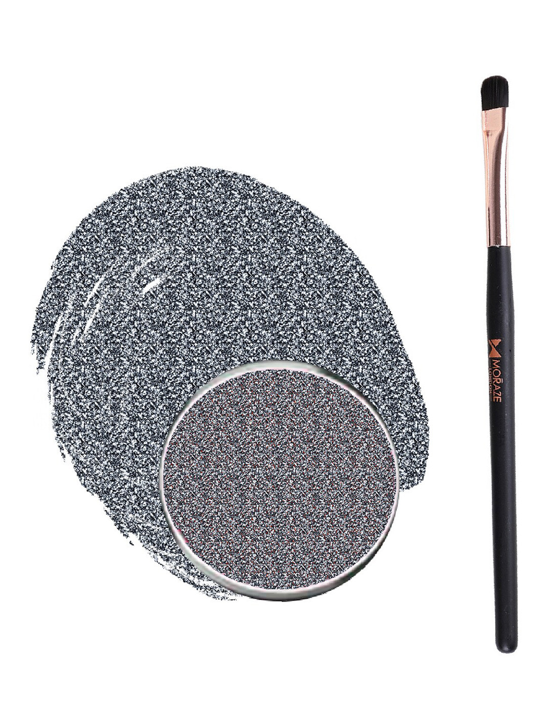 Moraze Long Lasting Smudge Proof Eyeshadow with Brush 1.1g - Earth Rose