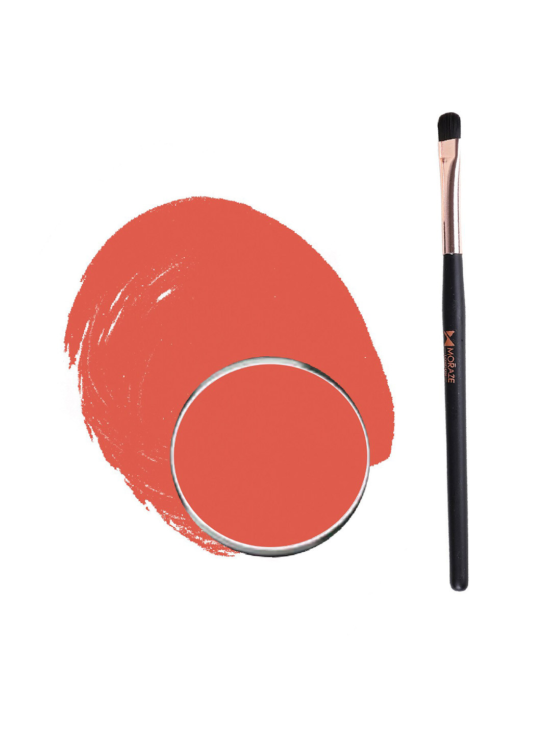 Moraze Long Lasting Smudge Proof Eyeshadow with Brush 1.1g - Venom