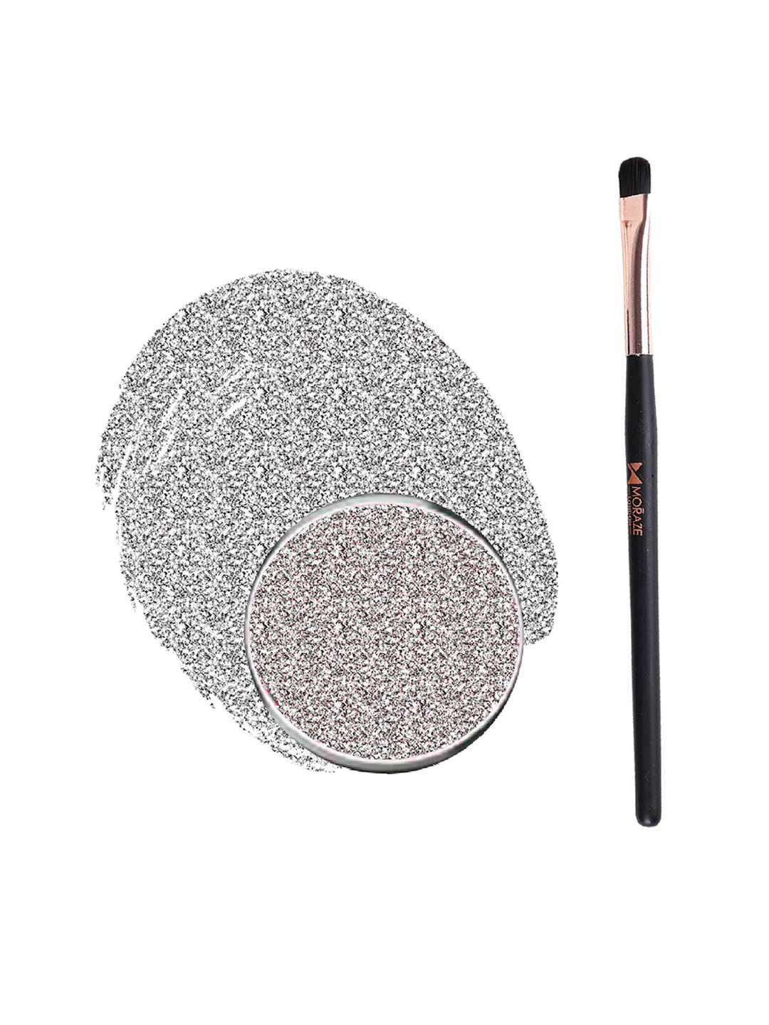 Moraze Long Lasting Smudge Proof Eyeshadow with Brush 1.1g - Moon Light