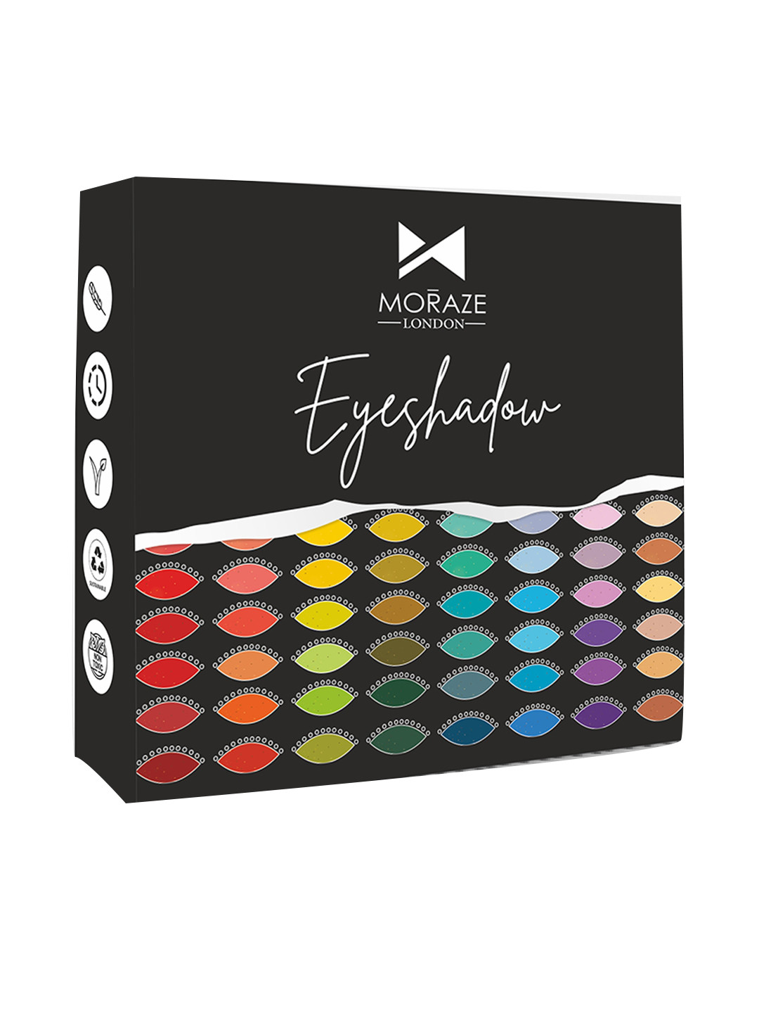 Moraze All That Glitters Smudge Proof Eyeshadow With Brush