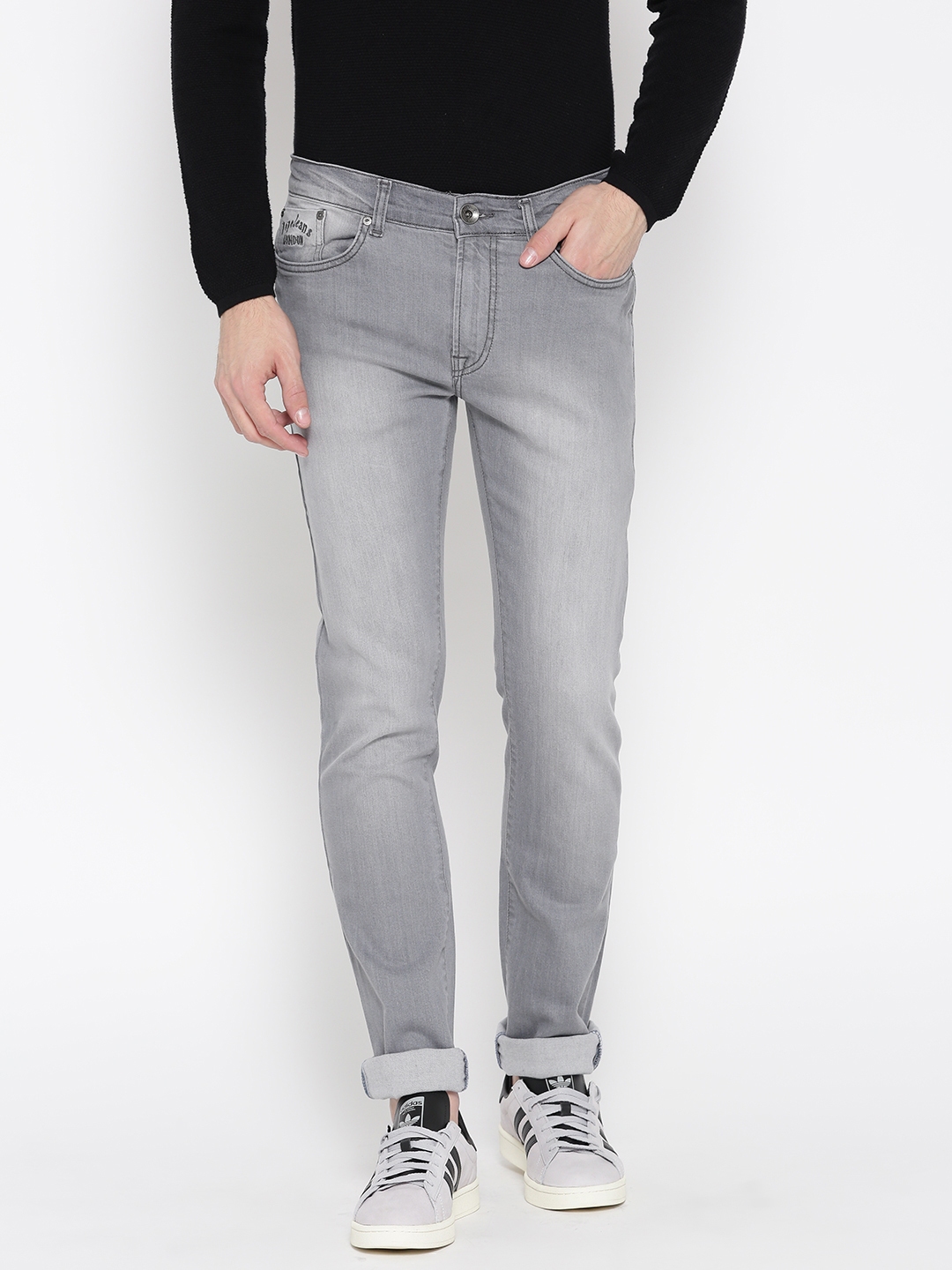 pepe jeans grey slim jeans