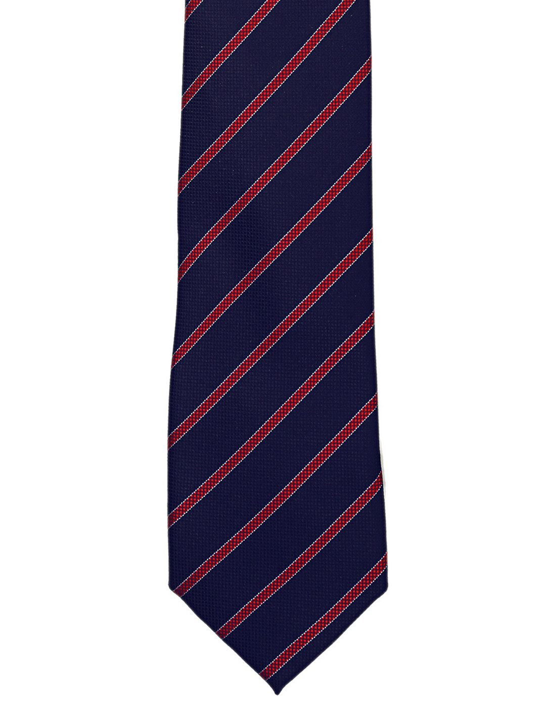 Tossido Blue & Red Striped Broad Tie